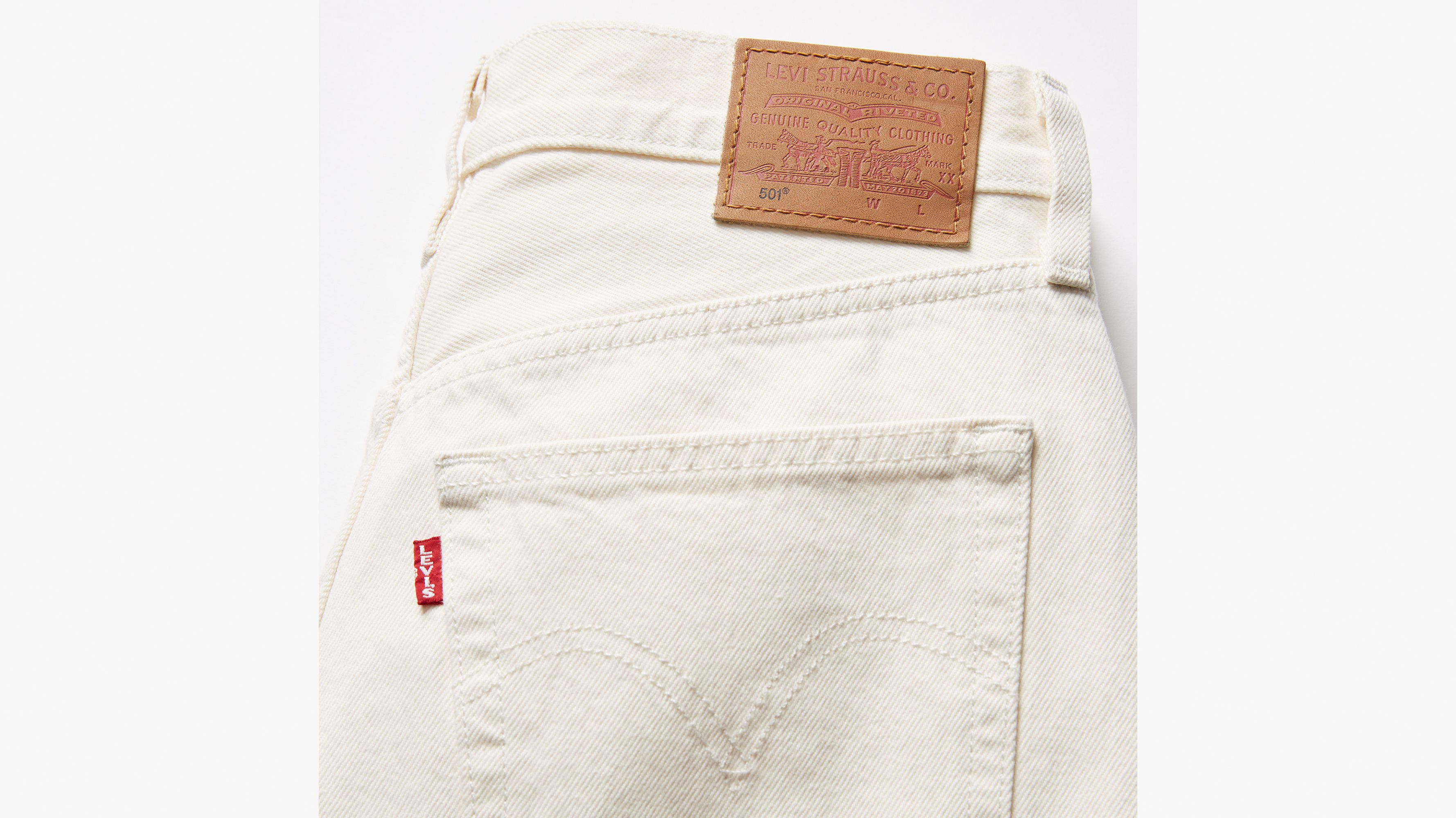 Levis 501 crop white online