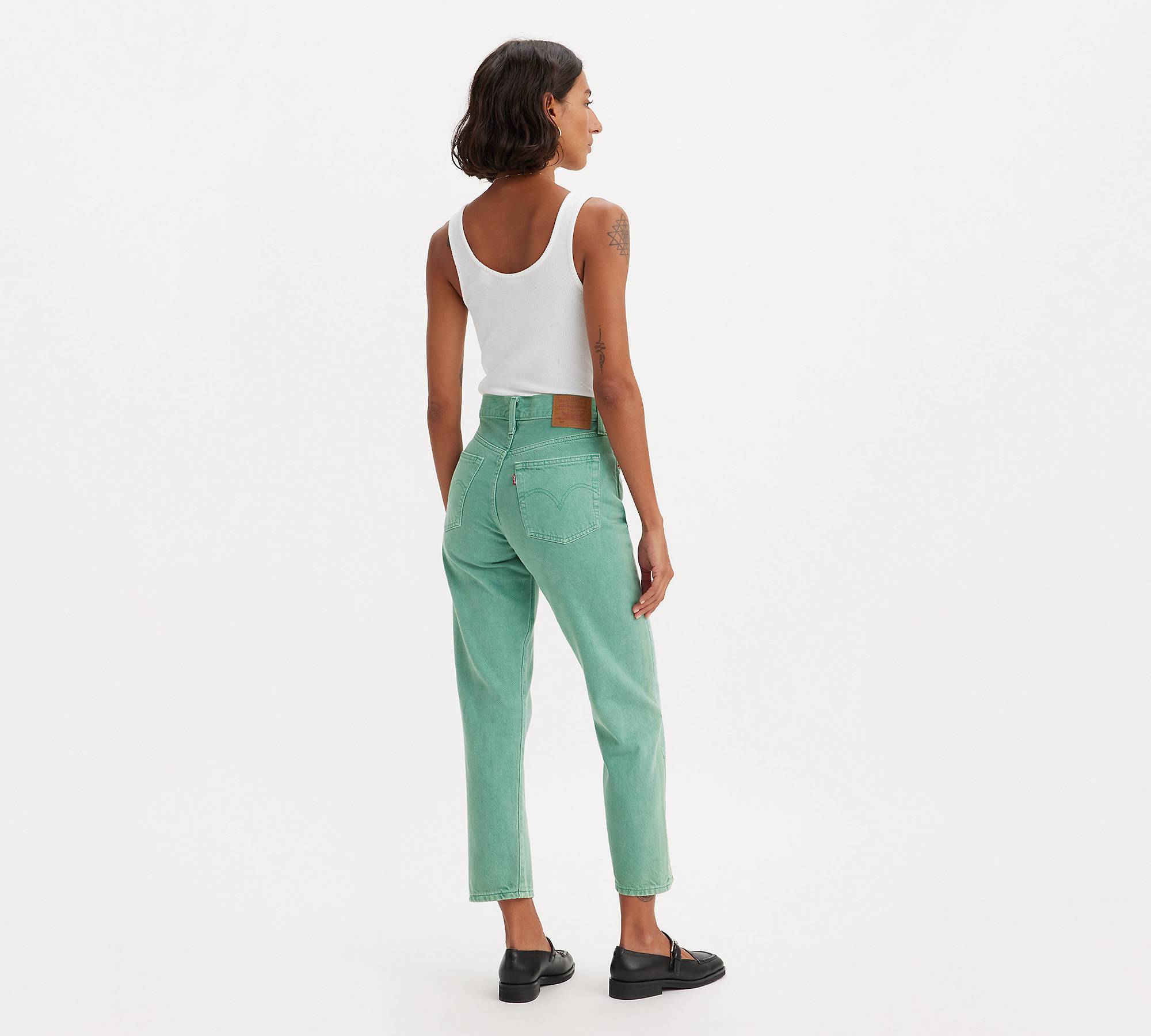 501® Cropped Women's Jeans - Green | Levi's® US