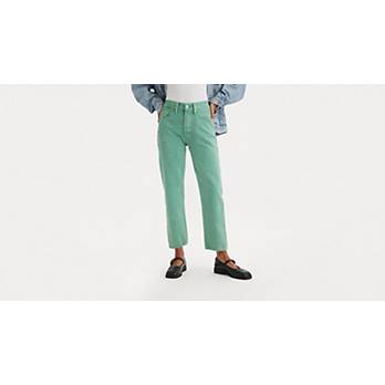 501® Original Cropped Women's Jeans - Green
