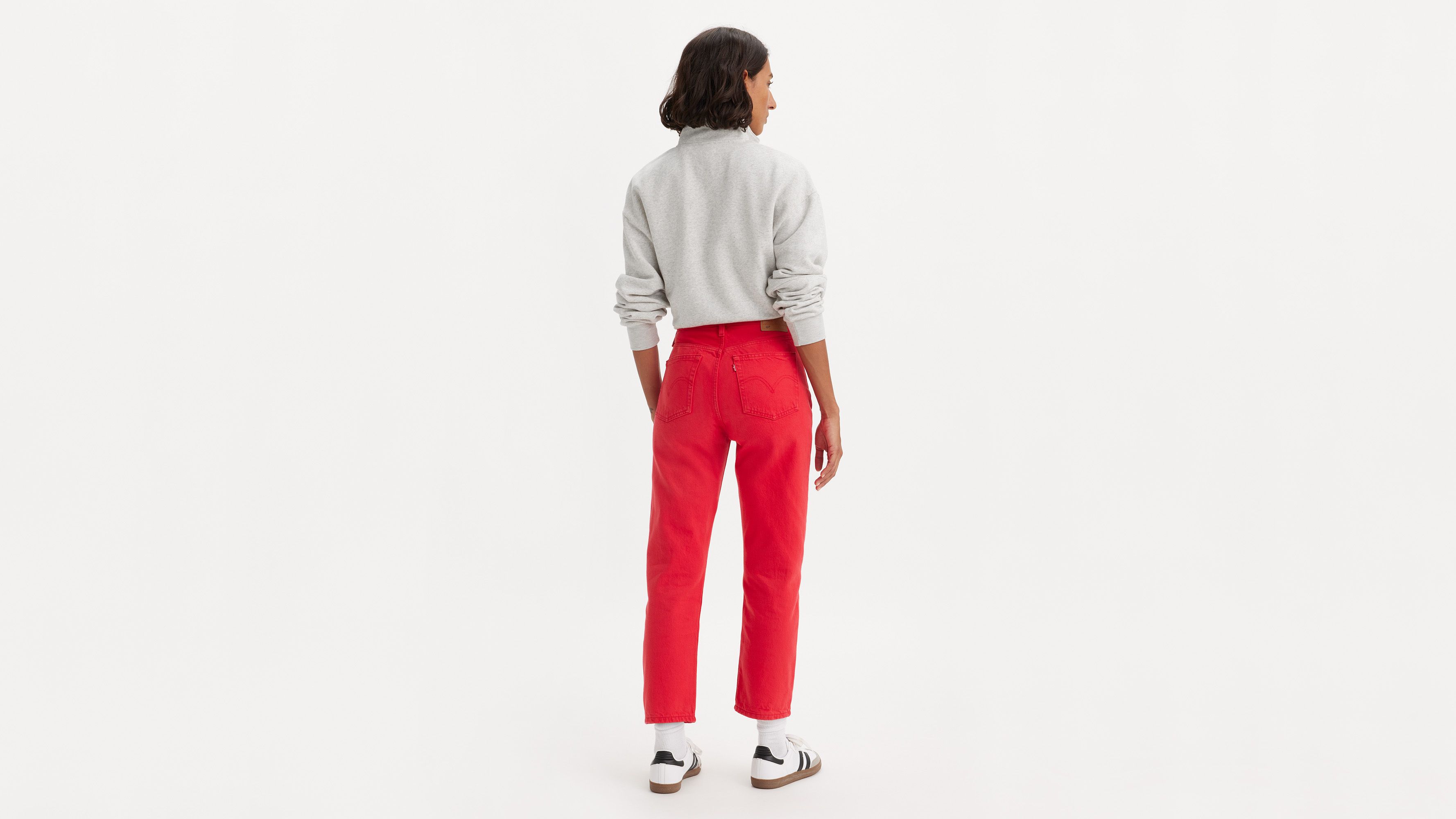 Red levi jeans clearance womens