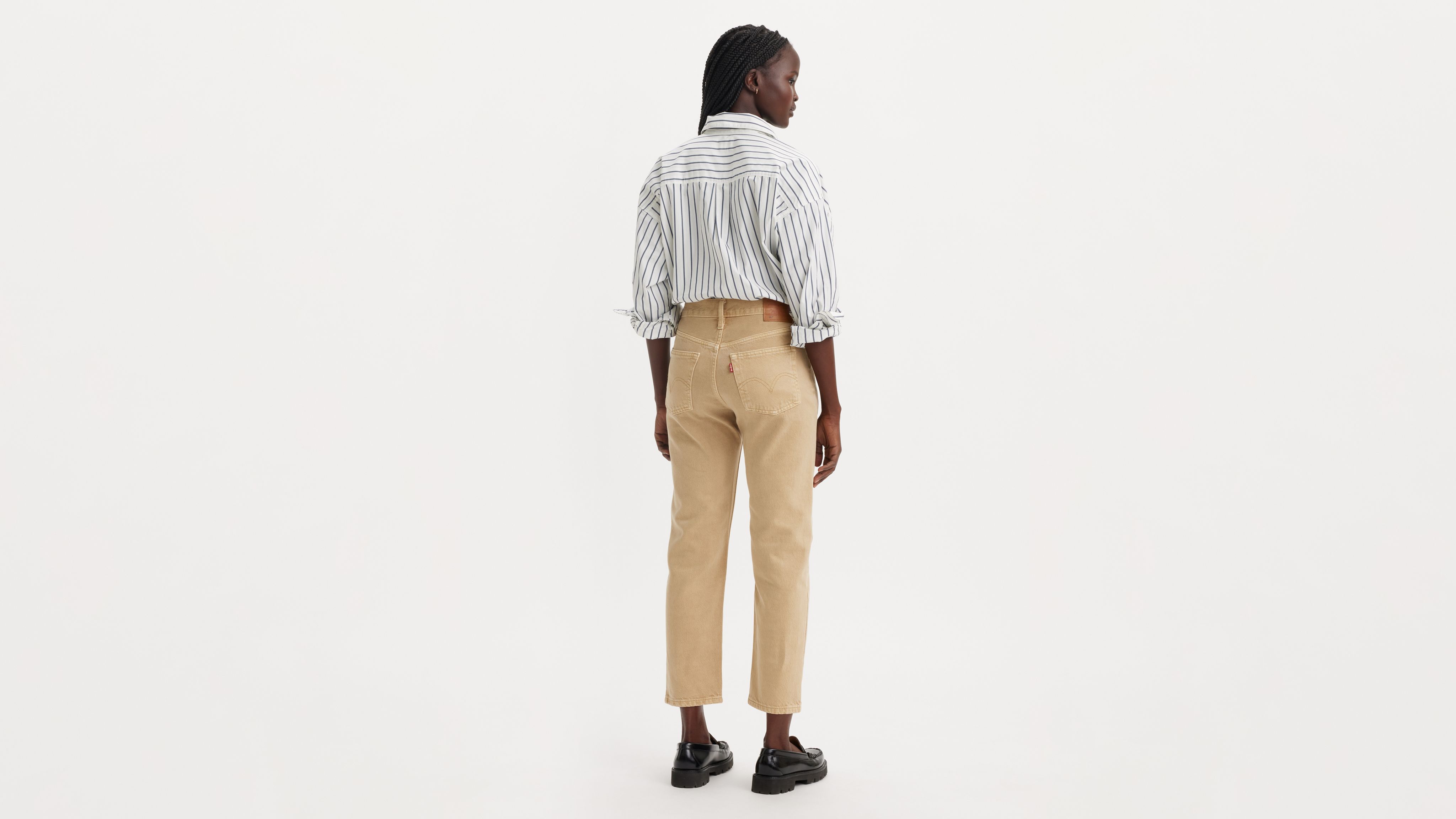 Levi's 501 Original Cropped Women's Jeans 26x28 In Brown