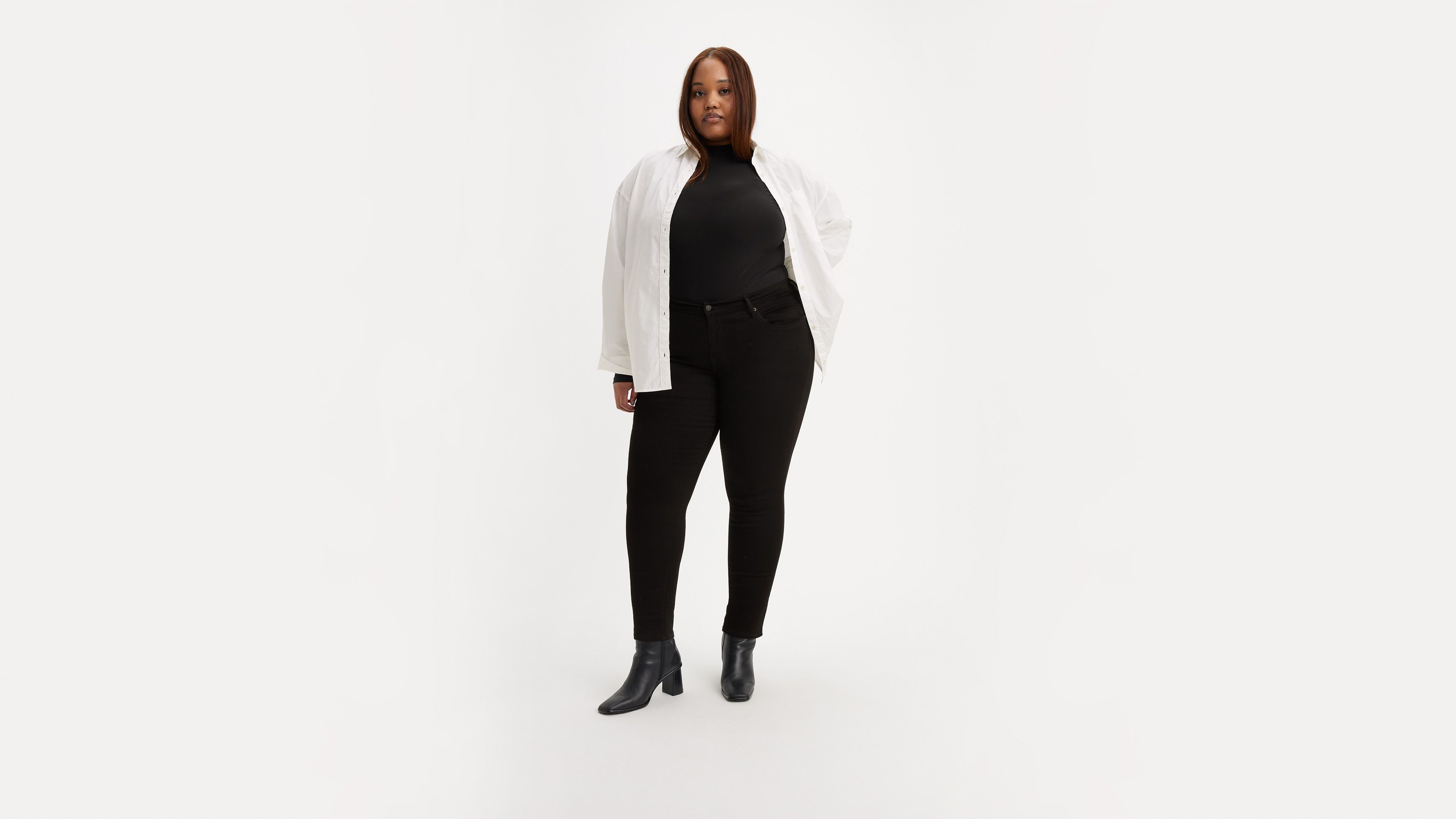 711 Skinny Women's Jeans (plus Size) - Black | Levi's® US