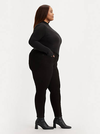 711 Skinny Women's Jeans (plus Size) - Black | Levi's® US