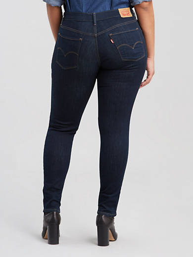 711 Skinny Women's Jeans (plus Size) - Dark Wash | Levi's® US