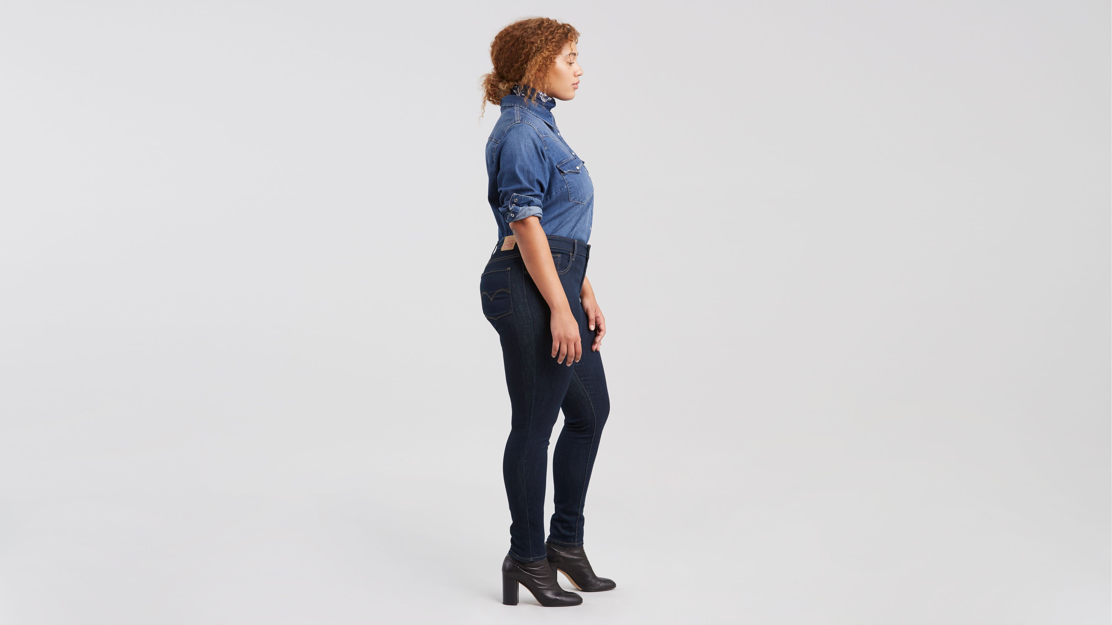 711 Skinny Women's Jeans (plus Size) - Dark Wash | Levi's® US