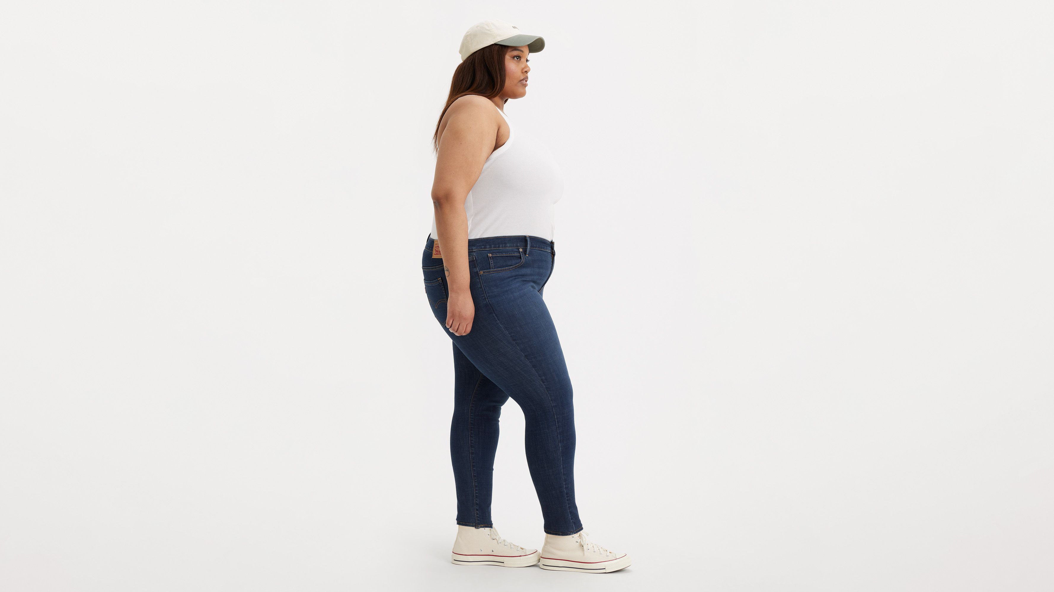 711 Skinny Women's Jeans (plus Size) - Dark Wash | Levi's® US