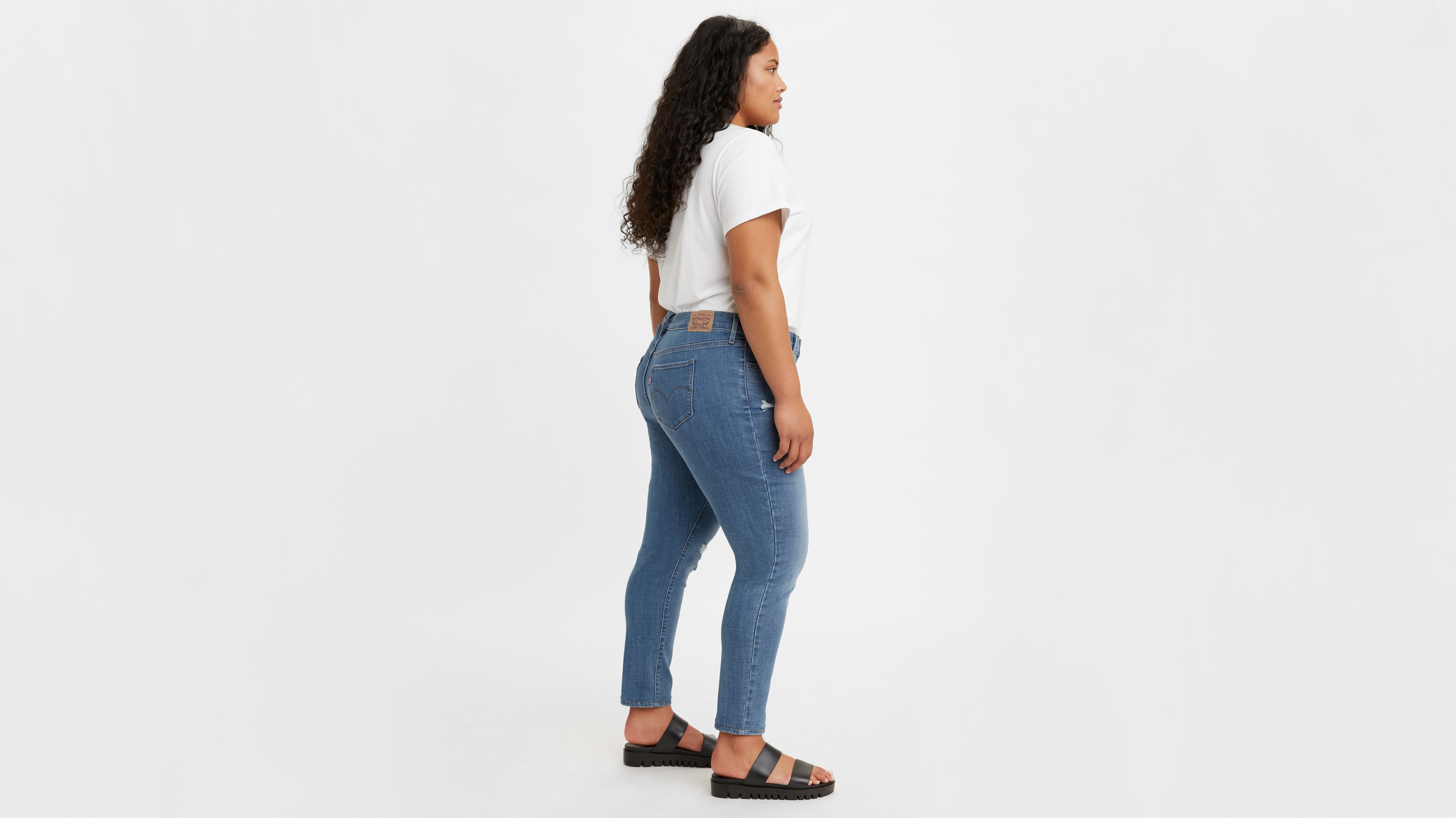 Levi's 711 skinny jeans cheap plus size