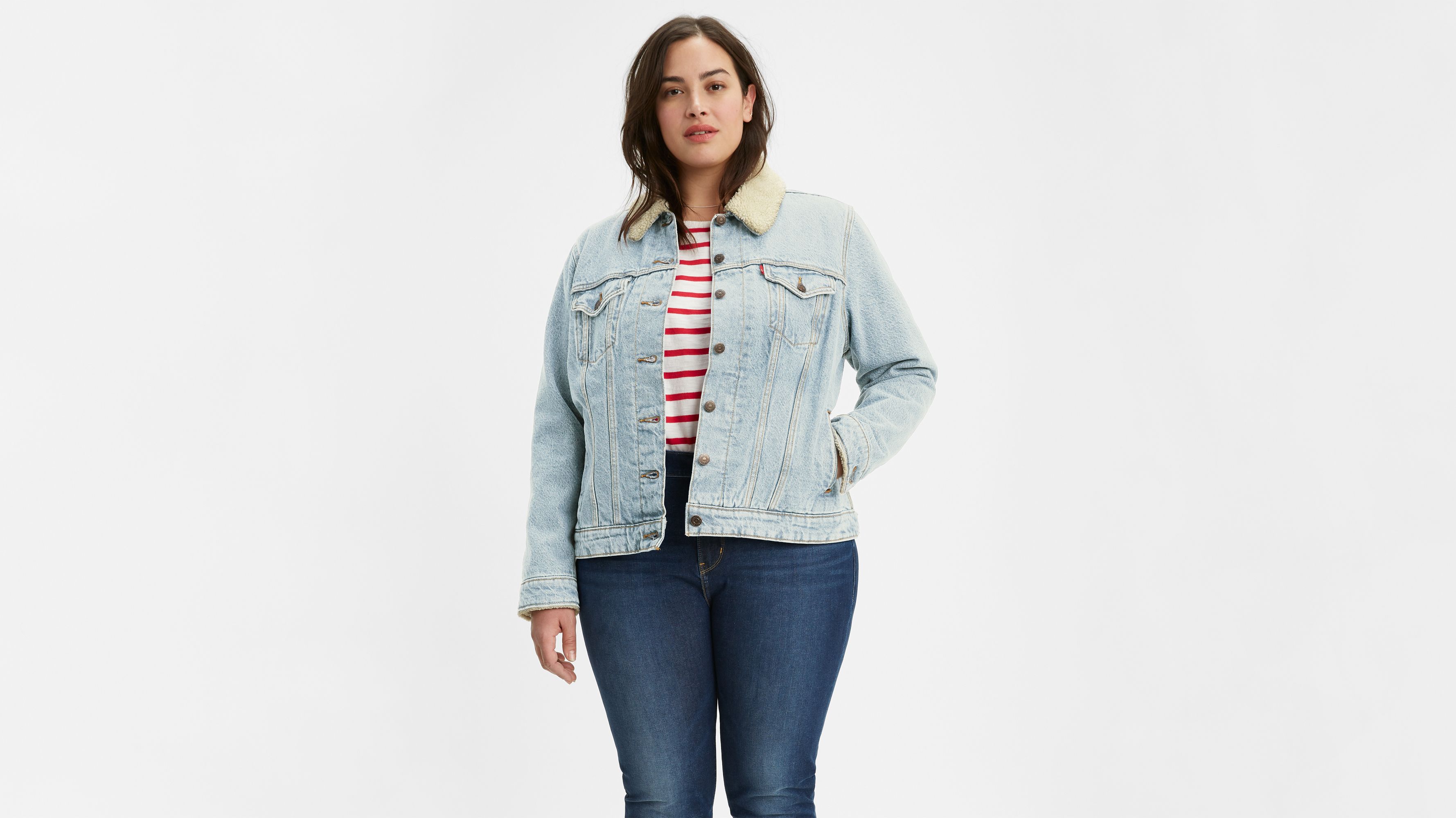 levi's plus size utility jacket