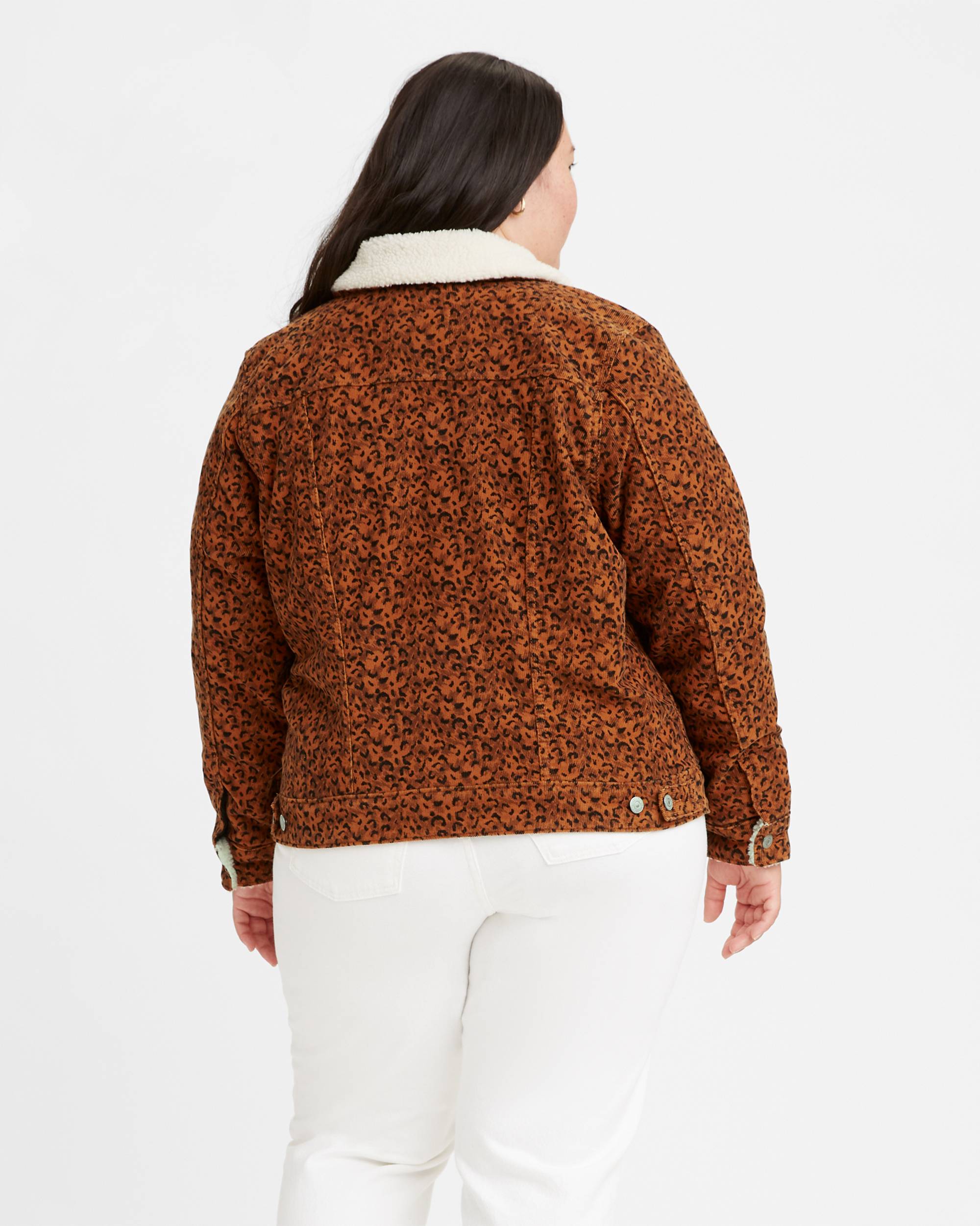 Original Corduroy Sherpa Trucker Jacket (plus Size) - Multi Original Corduroy Sherpa Trucker Jacket (plus Size) - Multi