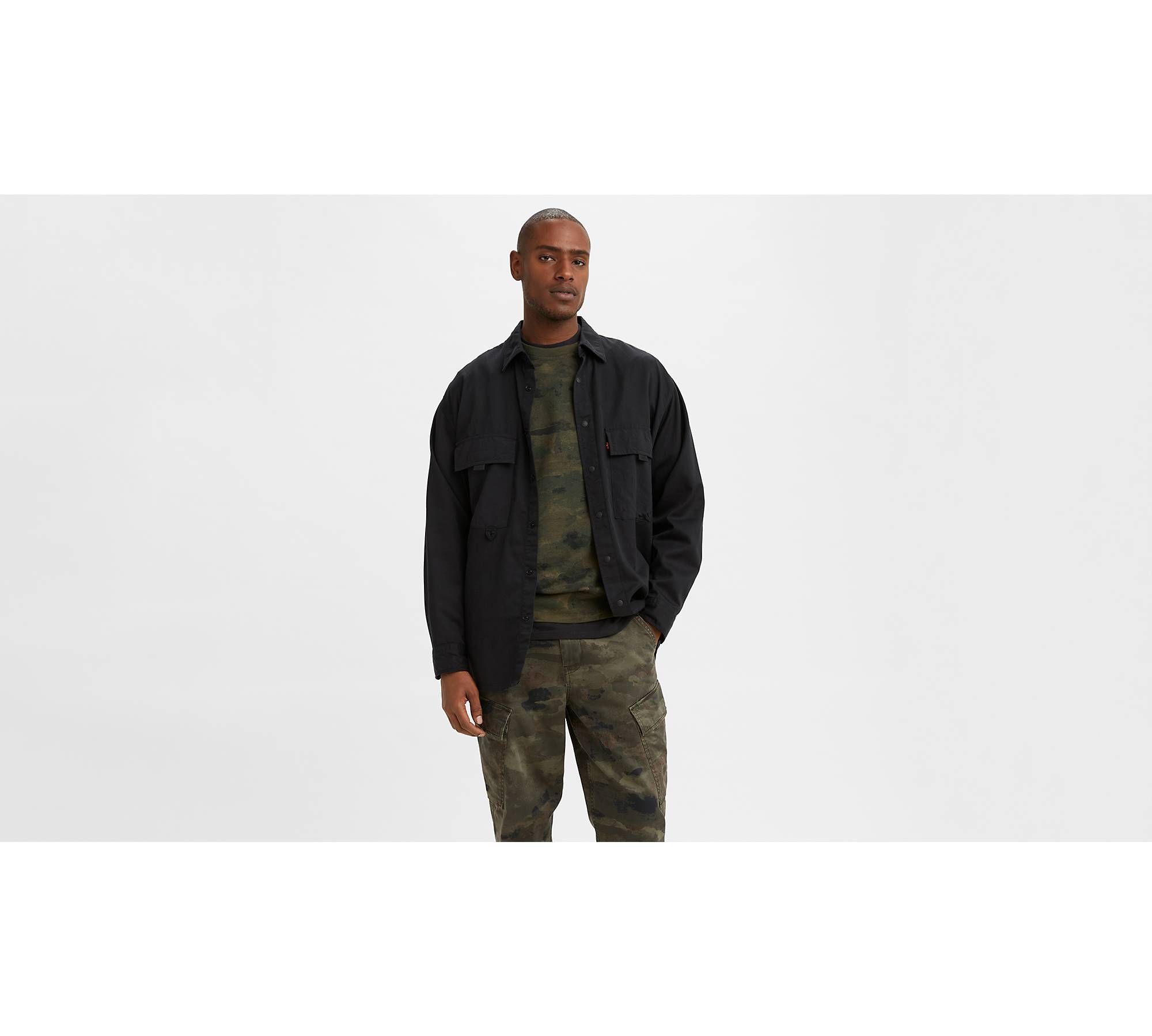 Oversize Tactical Shirt - Black | Levi's® CA
