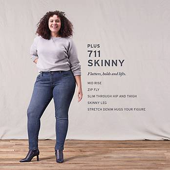 Camo 711 Ankle Skinny Women's Jeans (Plus Size) 4