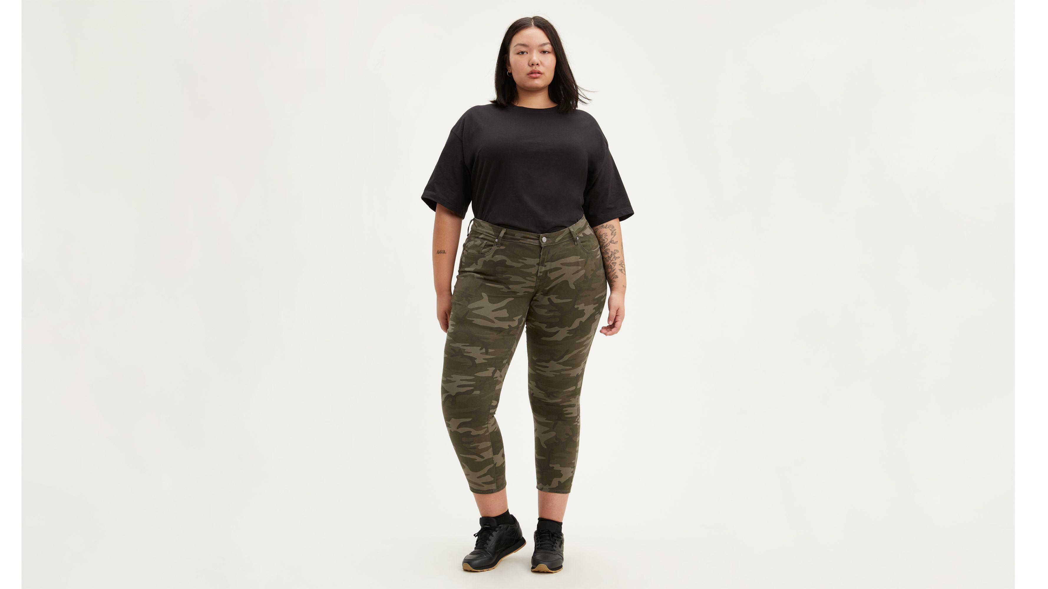 levis camo jeans womens