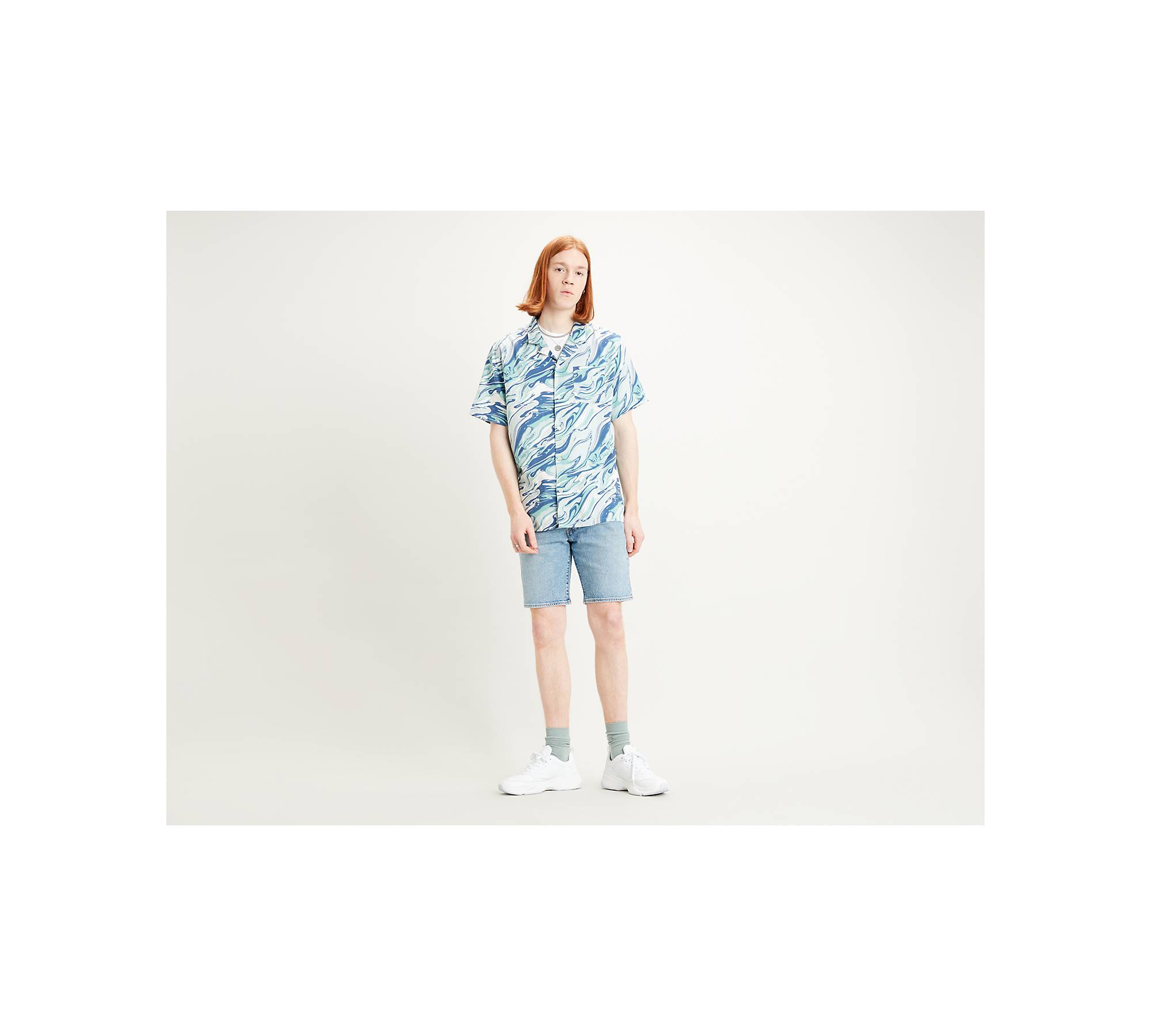 501® Hemmed Shorts - Blue | Levi's® GB