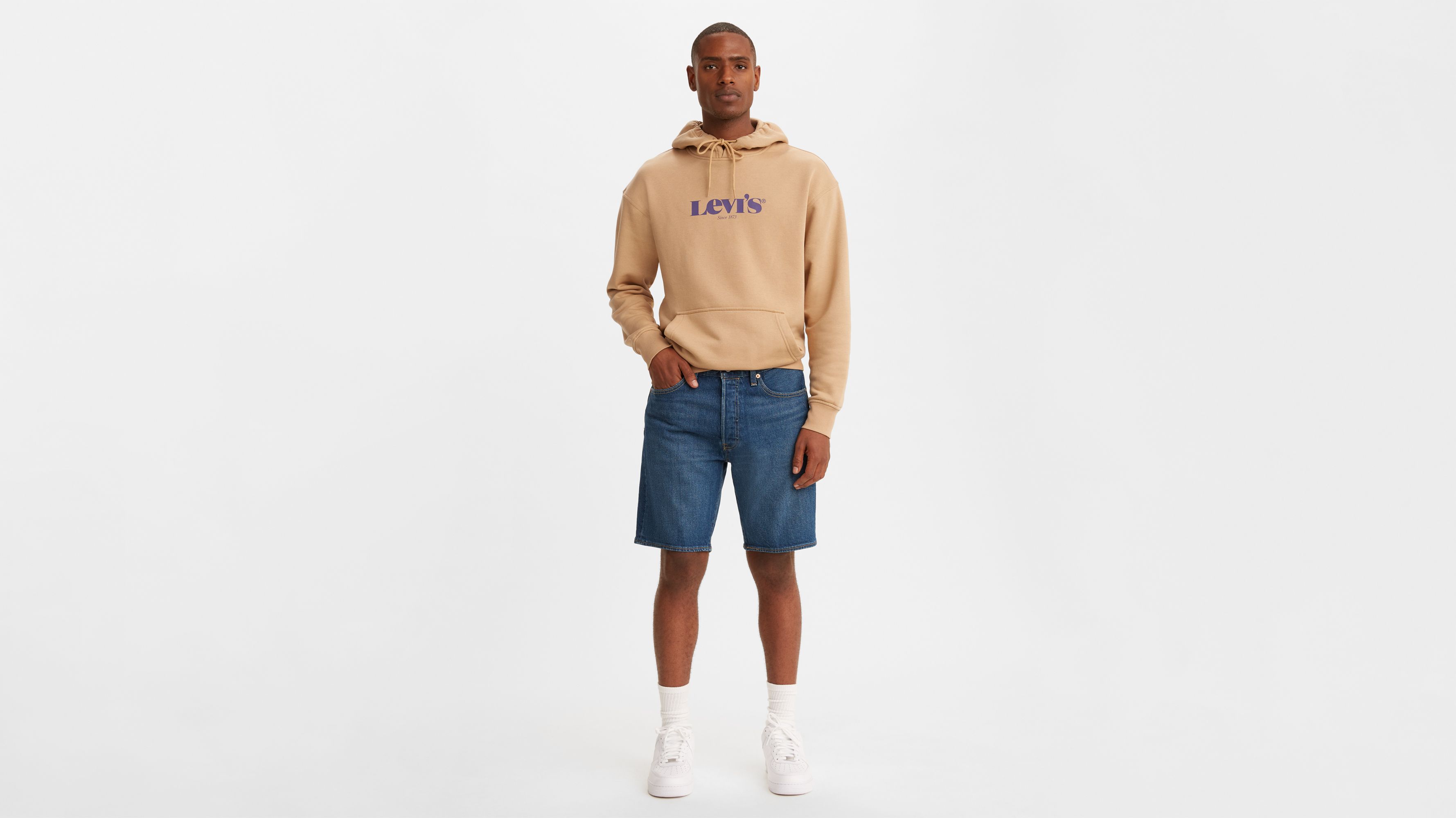 Levis 501 hemmed shorts best sale