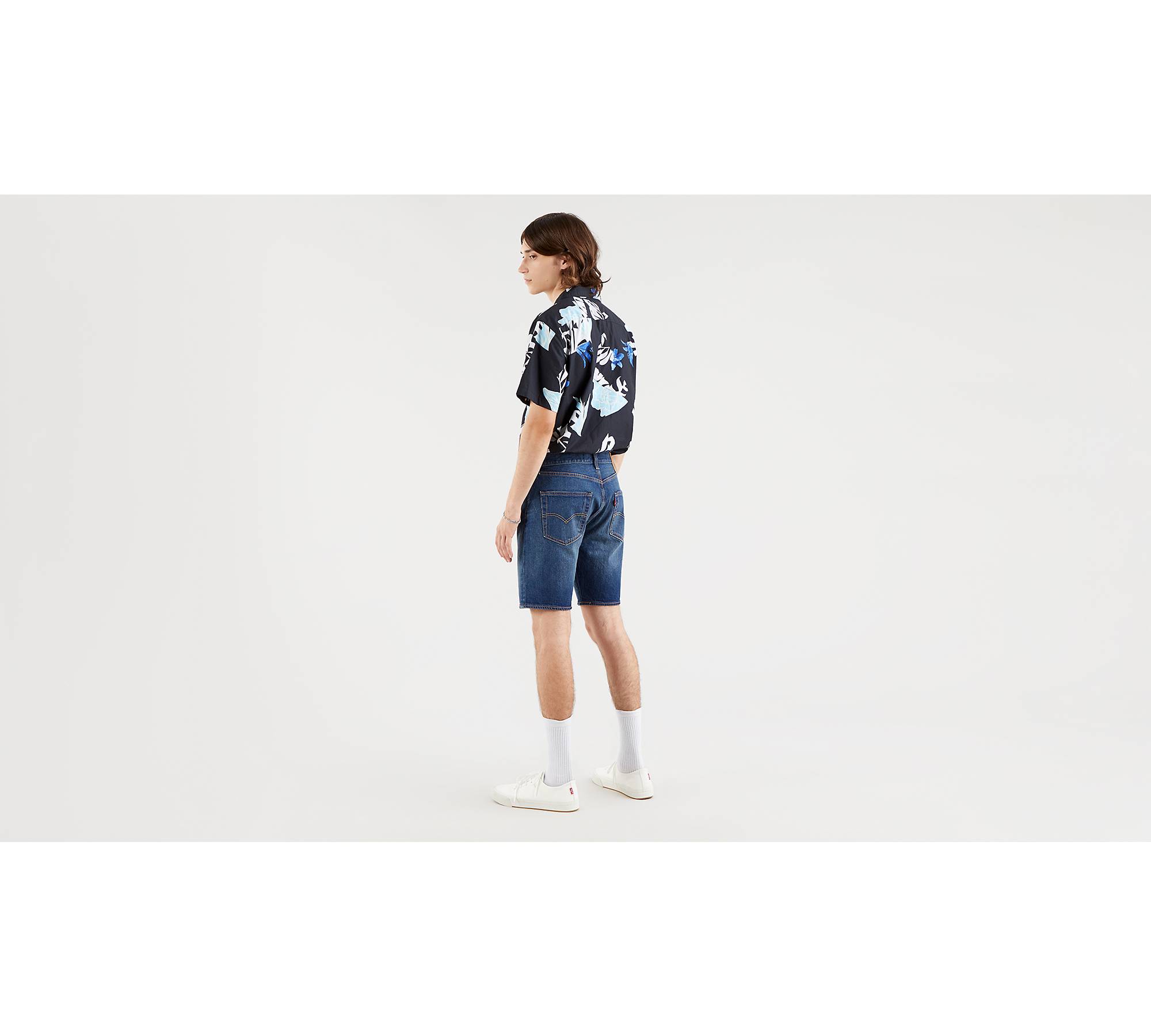 501® Levi's® Original Hemmed Shorts - Blue | Levi's® ES