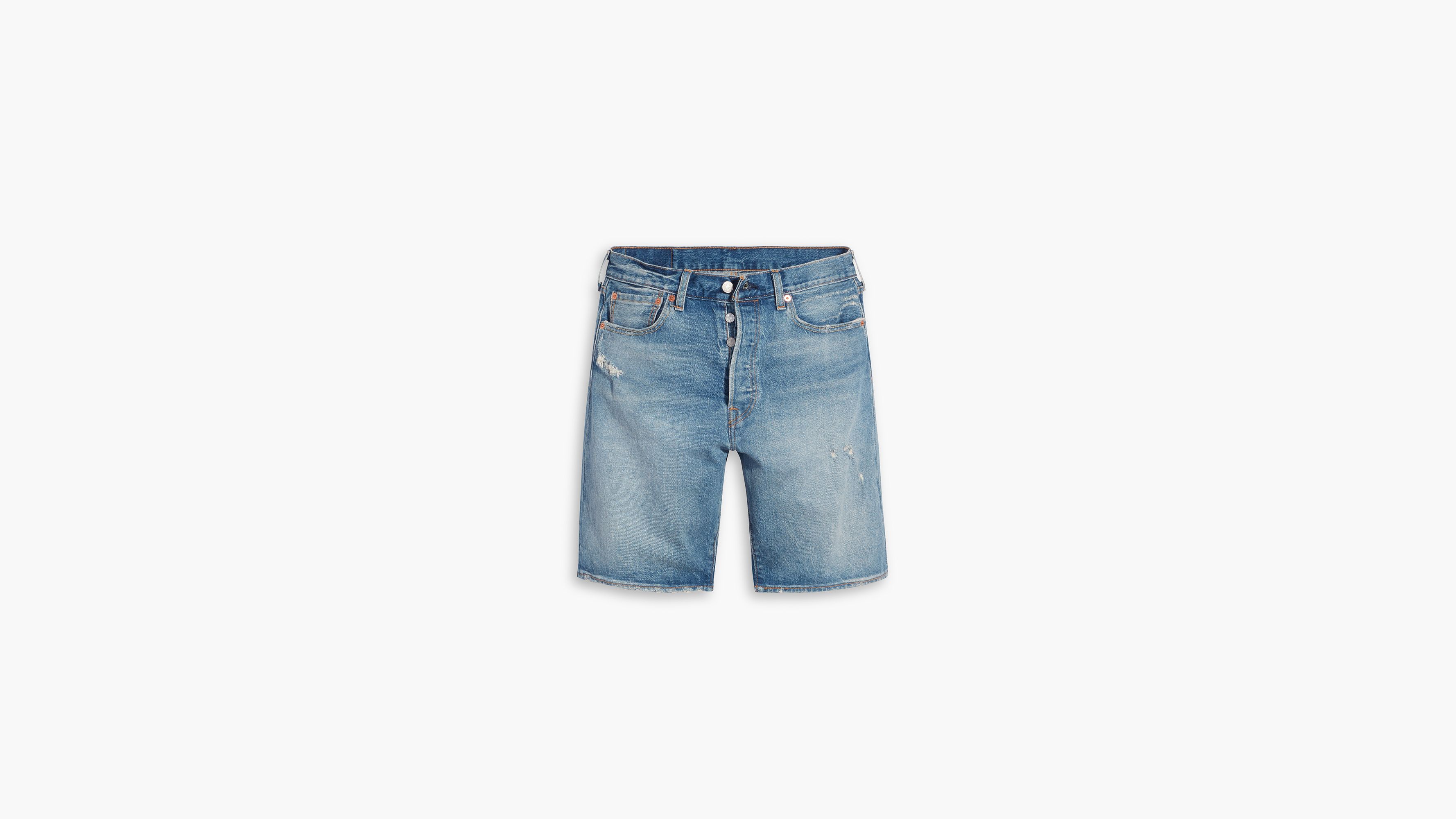Buy LEVI'S 501 Original Fit Shorts 38x9 - Darkest Spruce At 28% Off