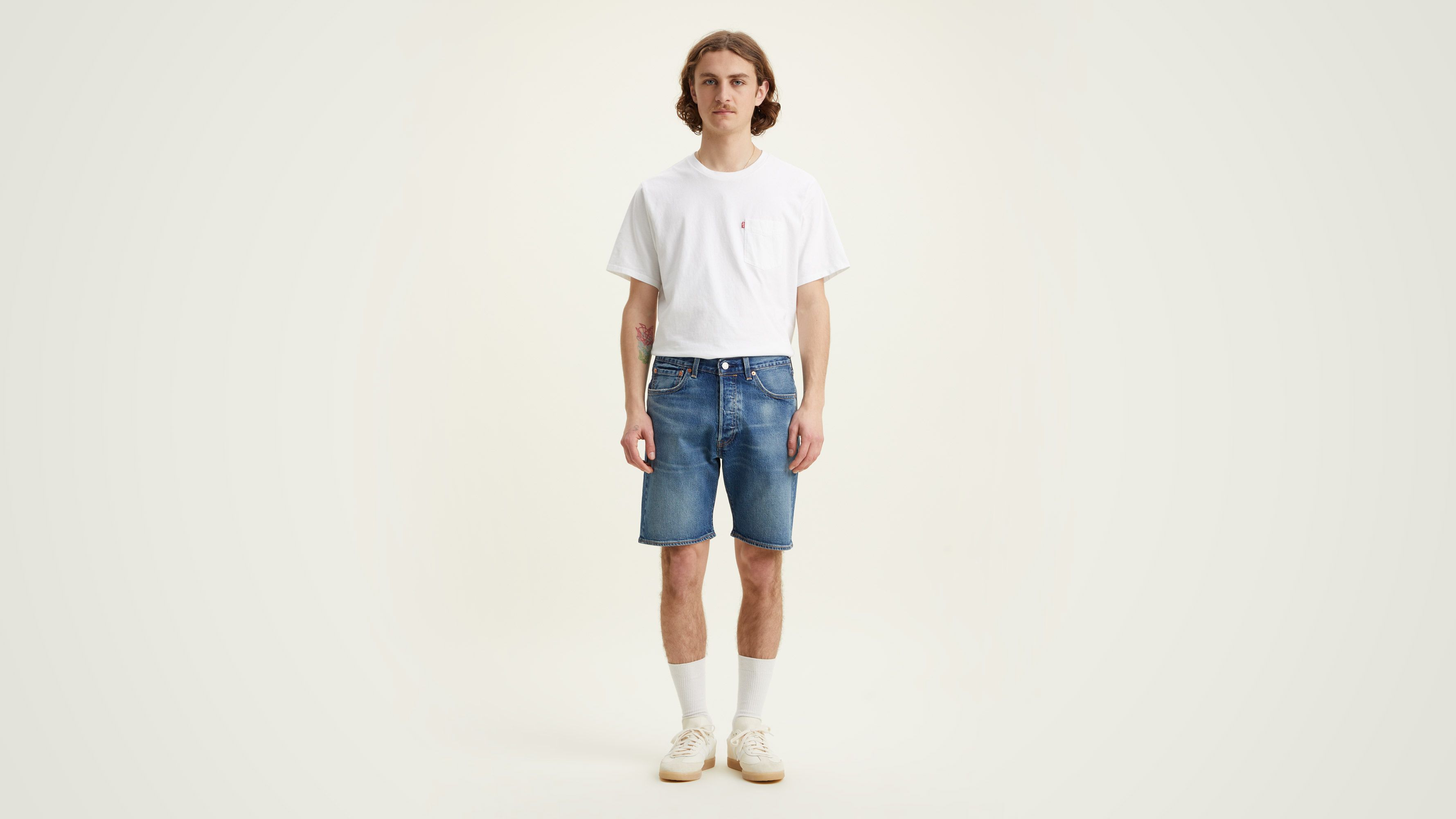 Levis 501 hemmed shorts hotsell