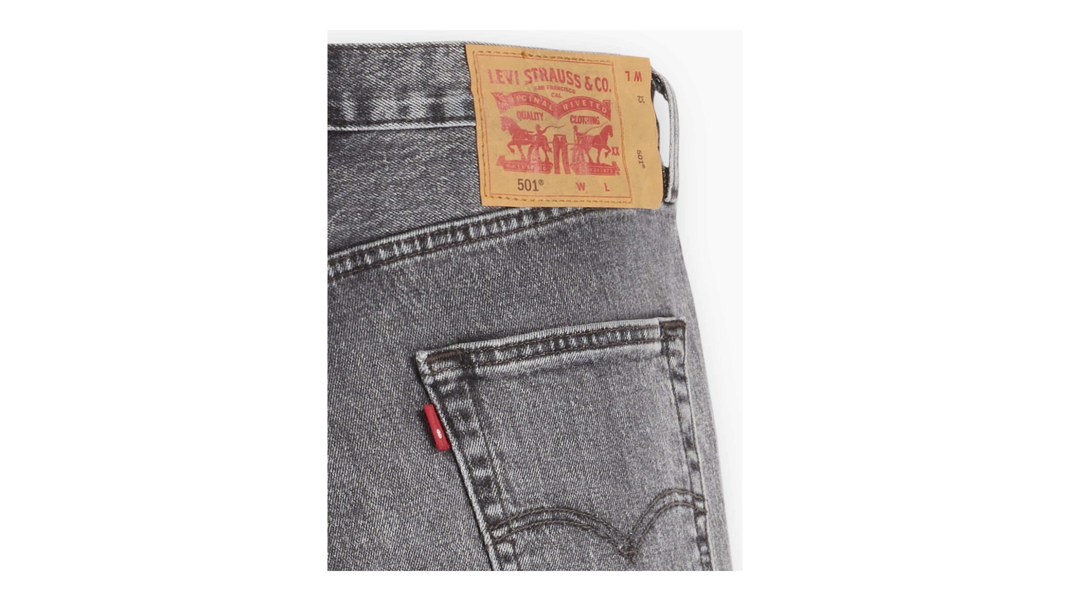 Jeans gris 2025 levi's homme