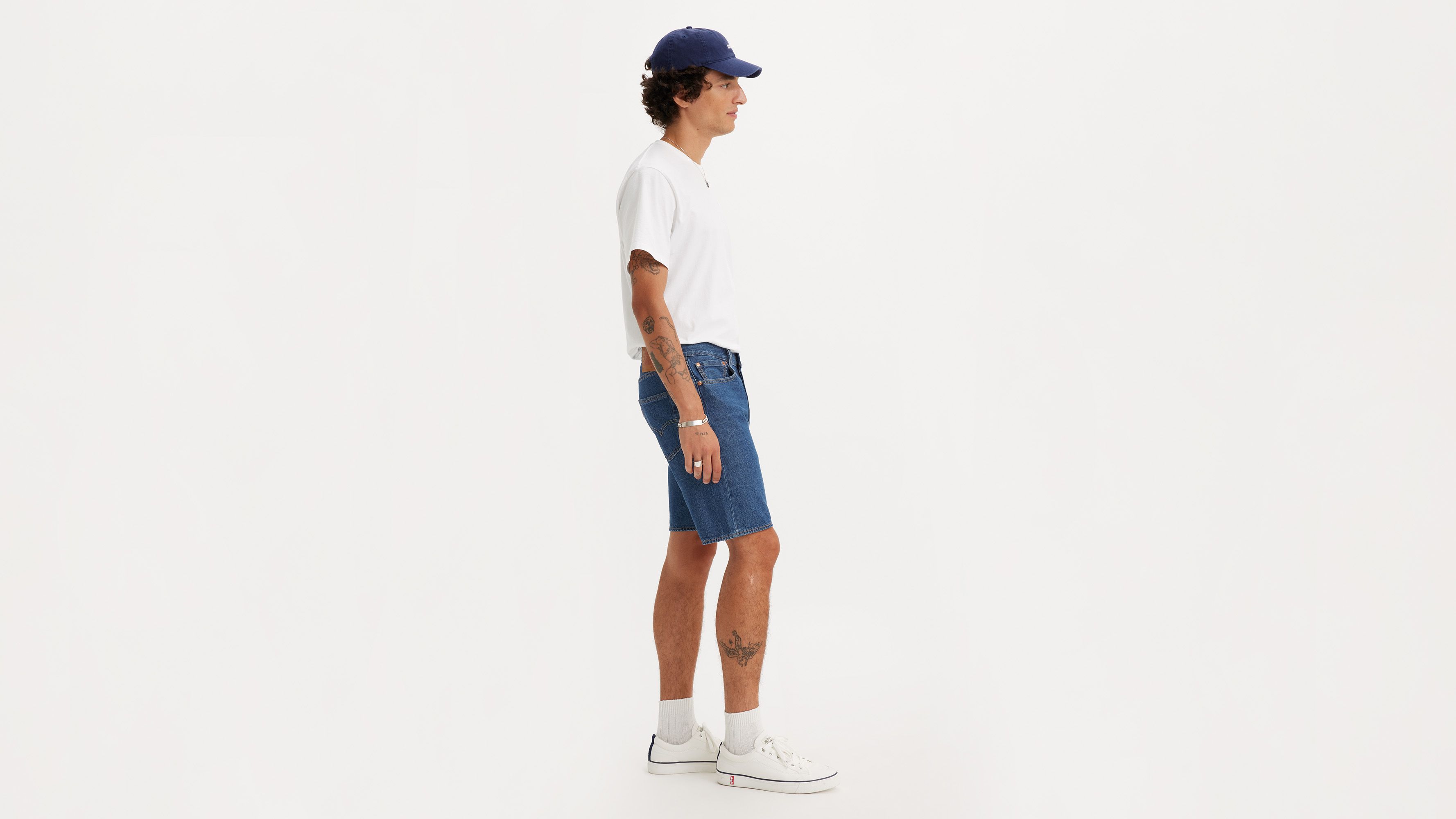 Levi's® 501® Original Lightweight Shorts - Blue | Levi's® NO