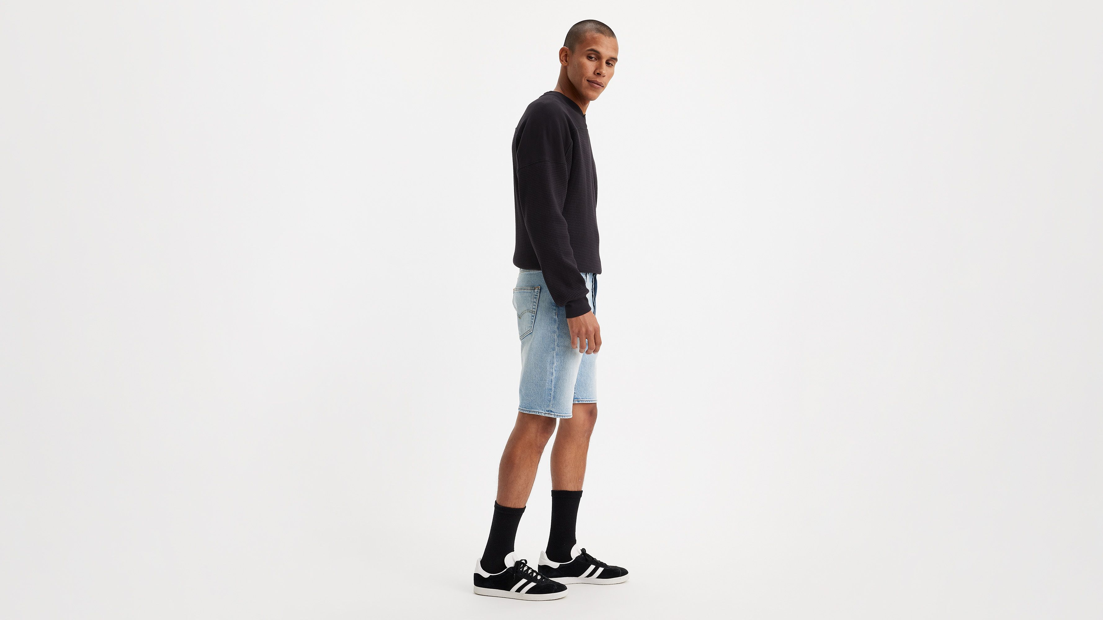 Shop Levi's 501 Original Fit Hemmed 9" Men's Shorts 44x9 In That's My Og