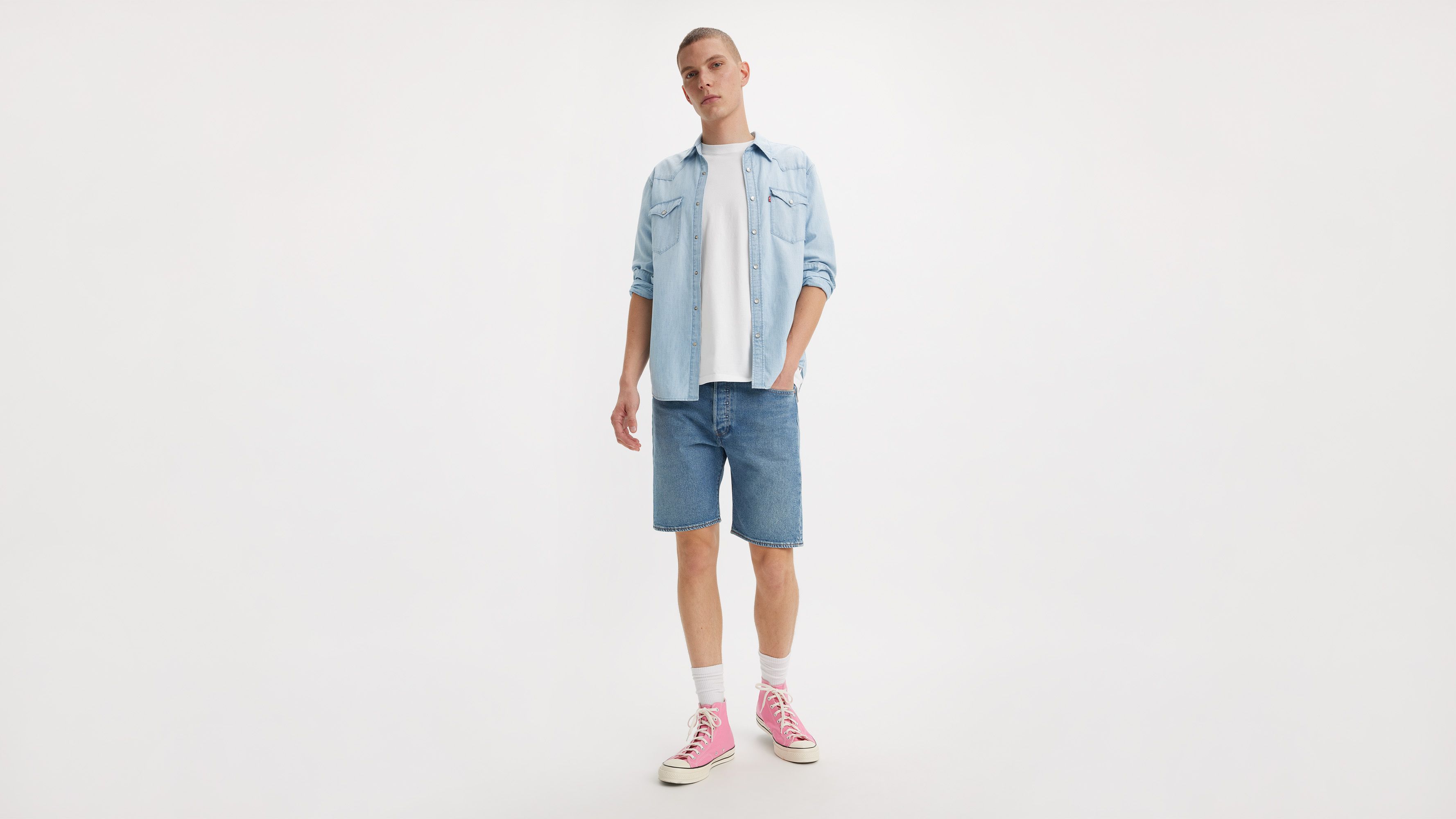 Levis 501 blue explorer sales shorts