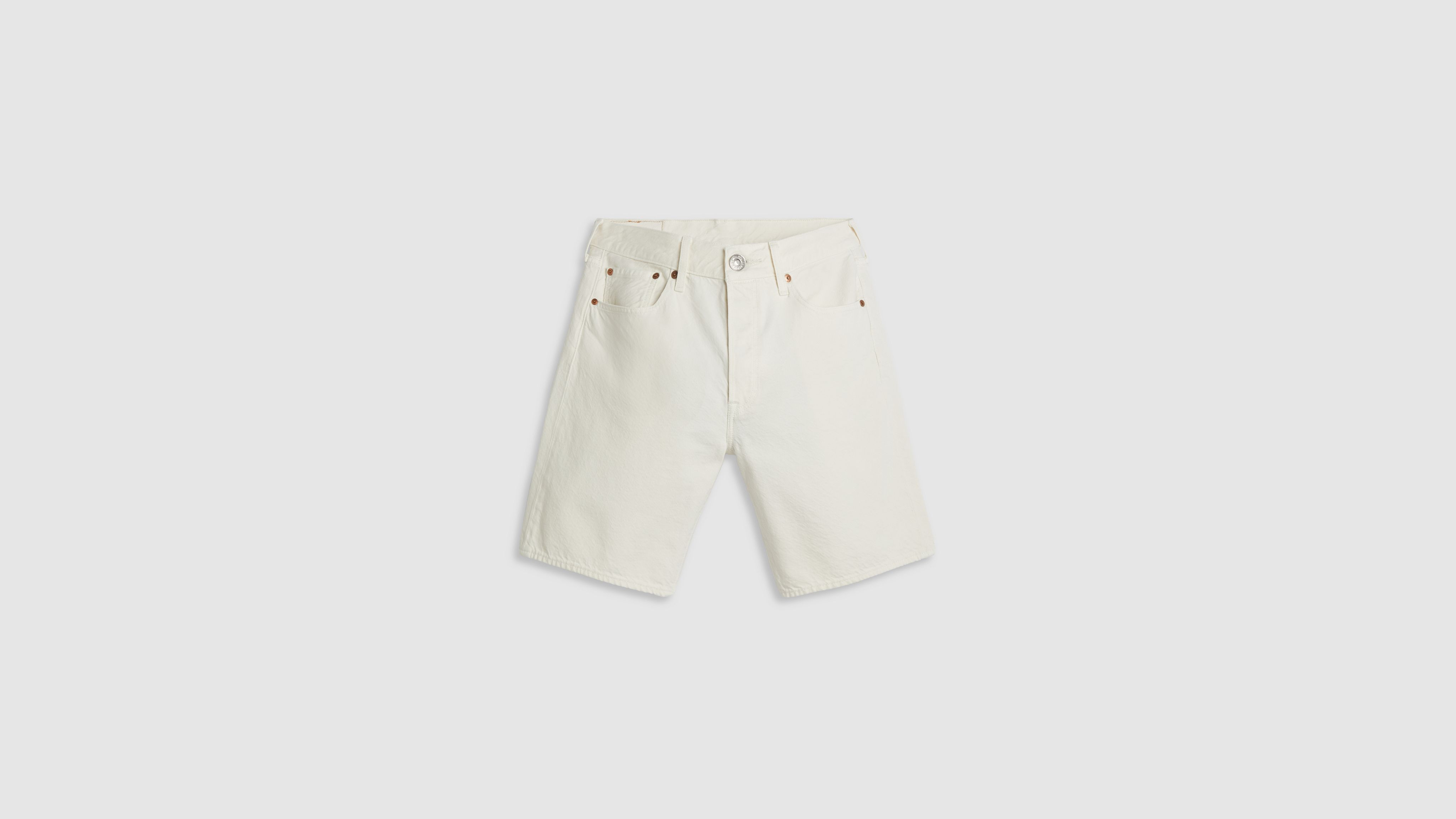 Levi's Men's 501 Original Regular-fit 9" Lightweight Denim Shorts In Gold