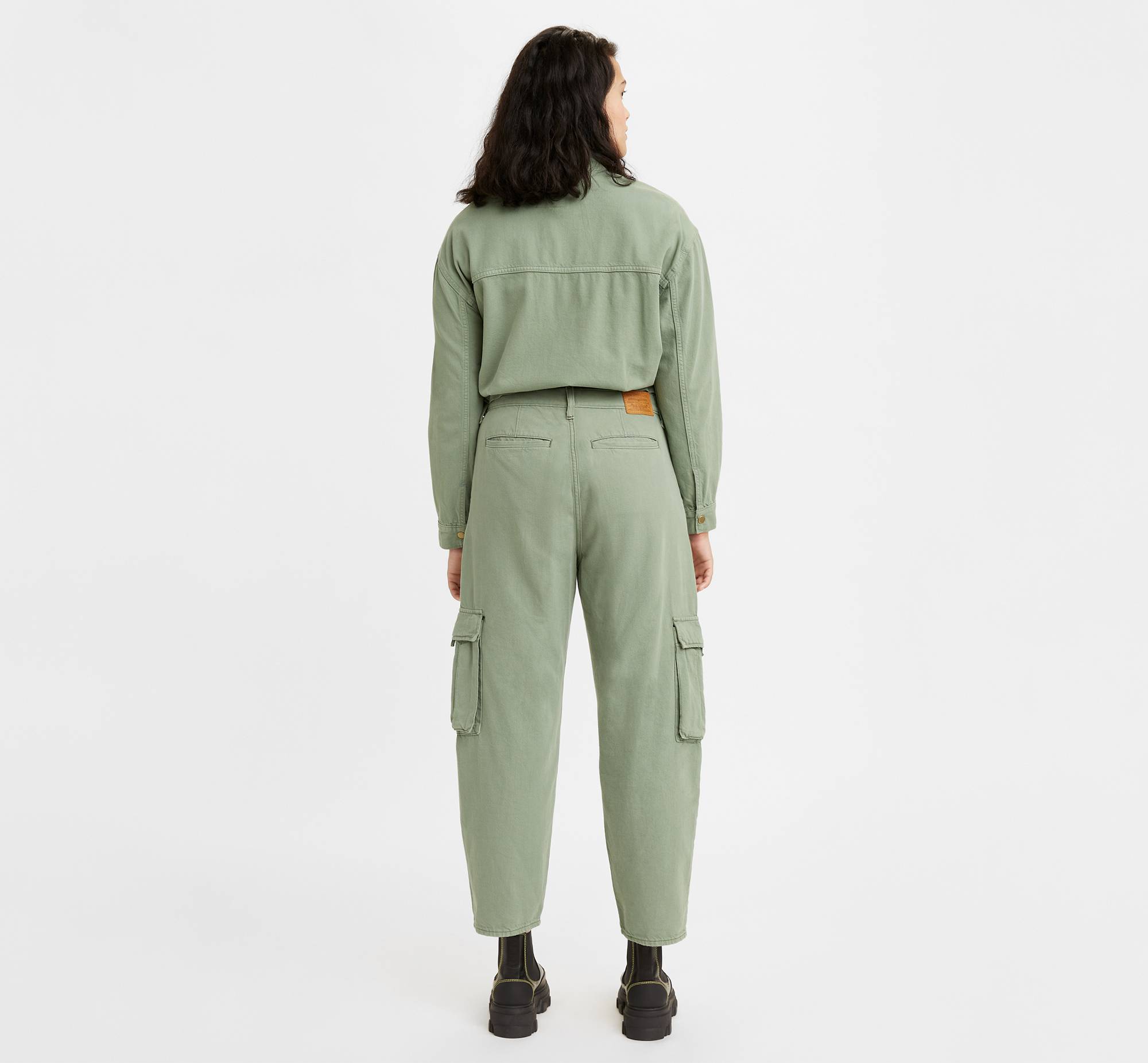 Loose Cargo Women's Pants - Green | Levi's® US