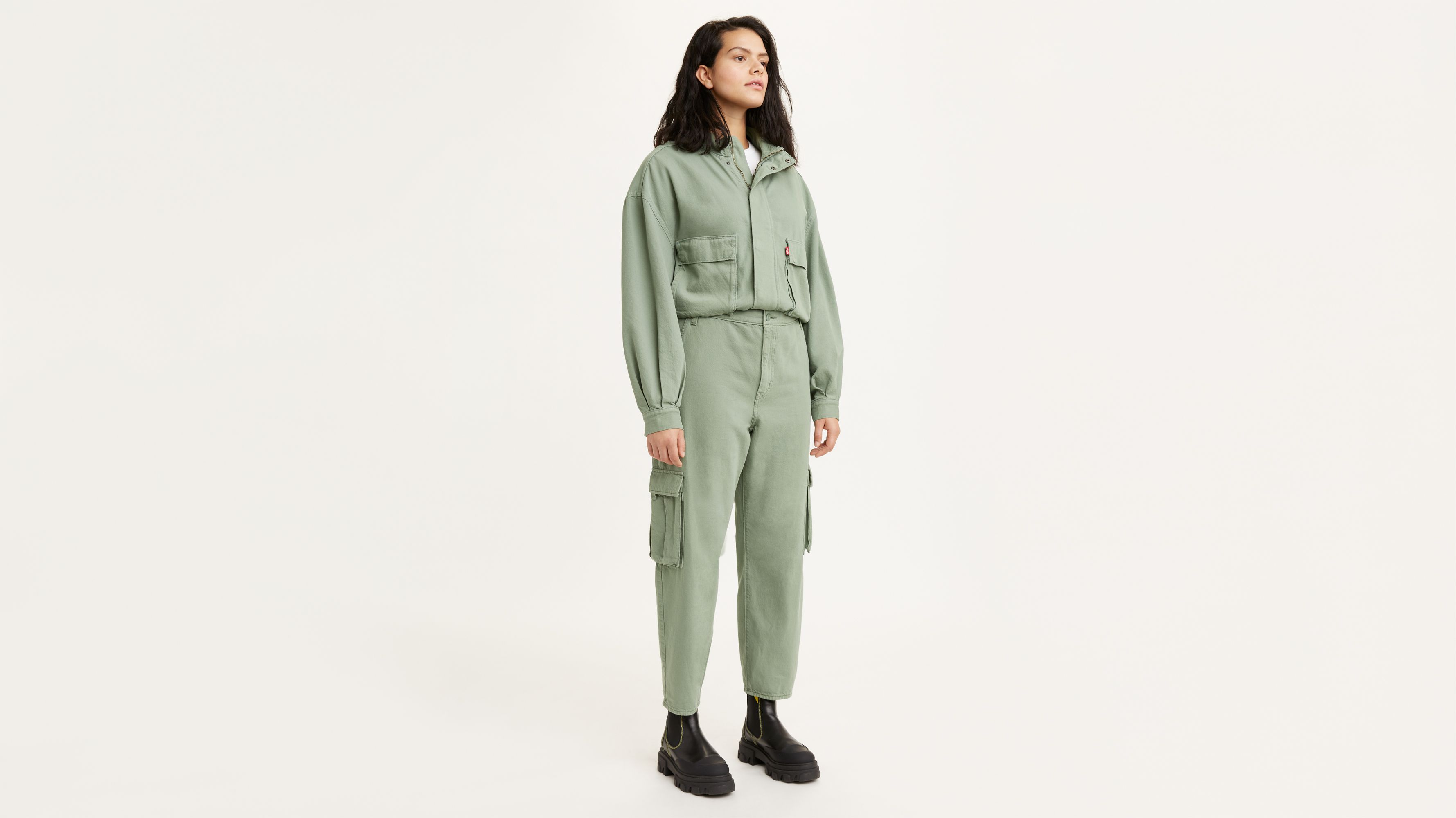 Loose Cargo Pants - Green | Levi's® NO