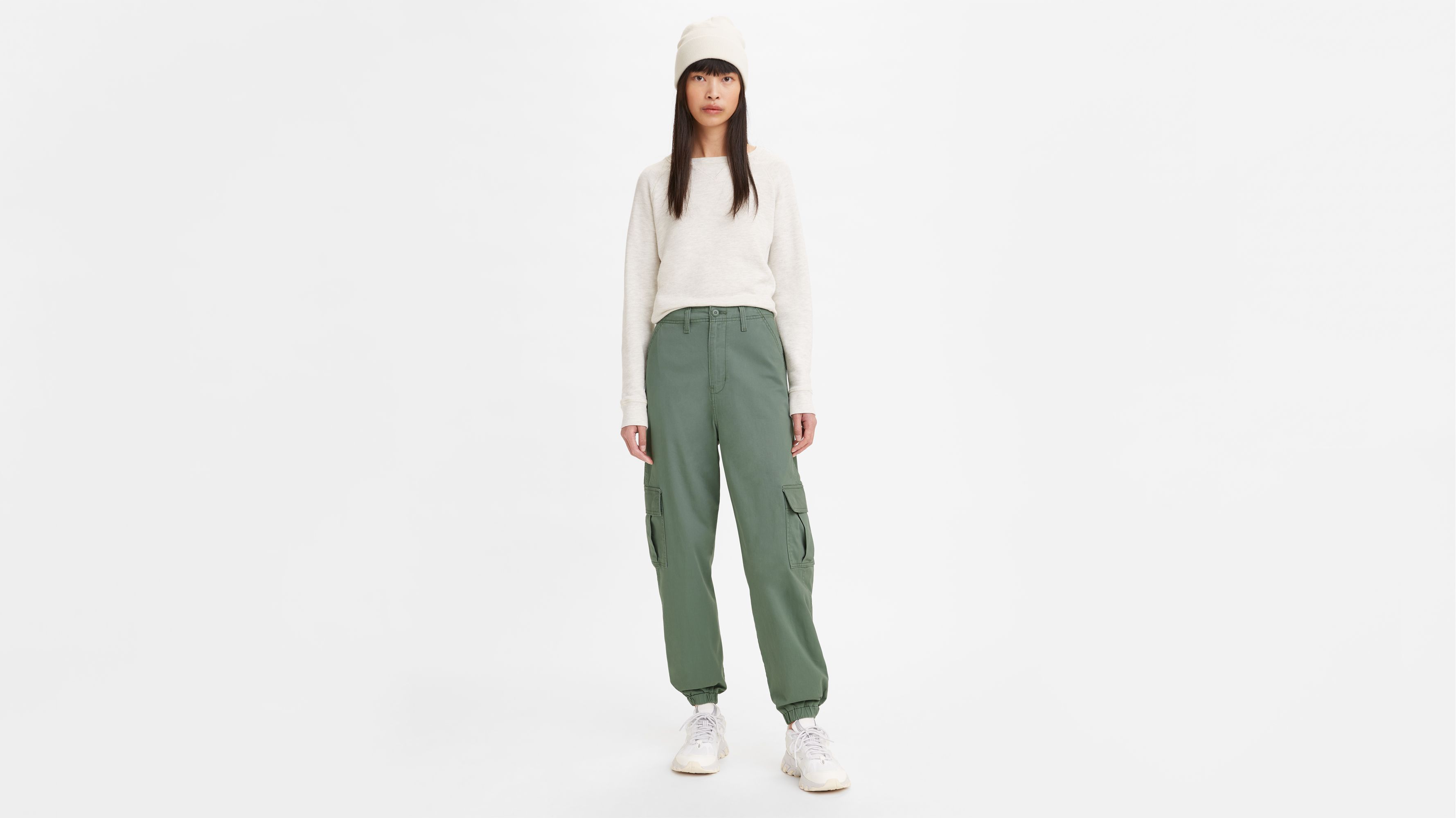 High Waisted Cargo Pants Green Levi's® CA