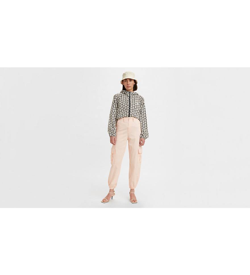 High Waisted Cargo Pants - Pink | Levi's® CA