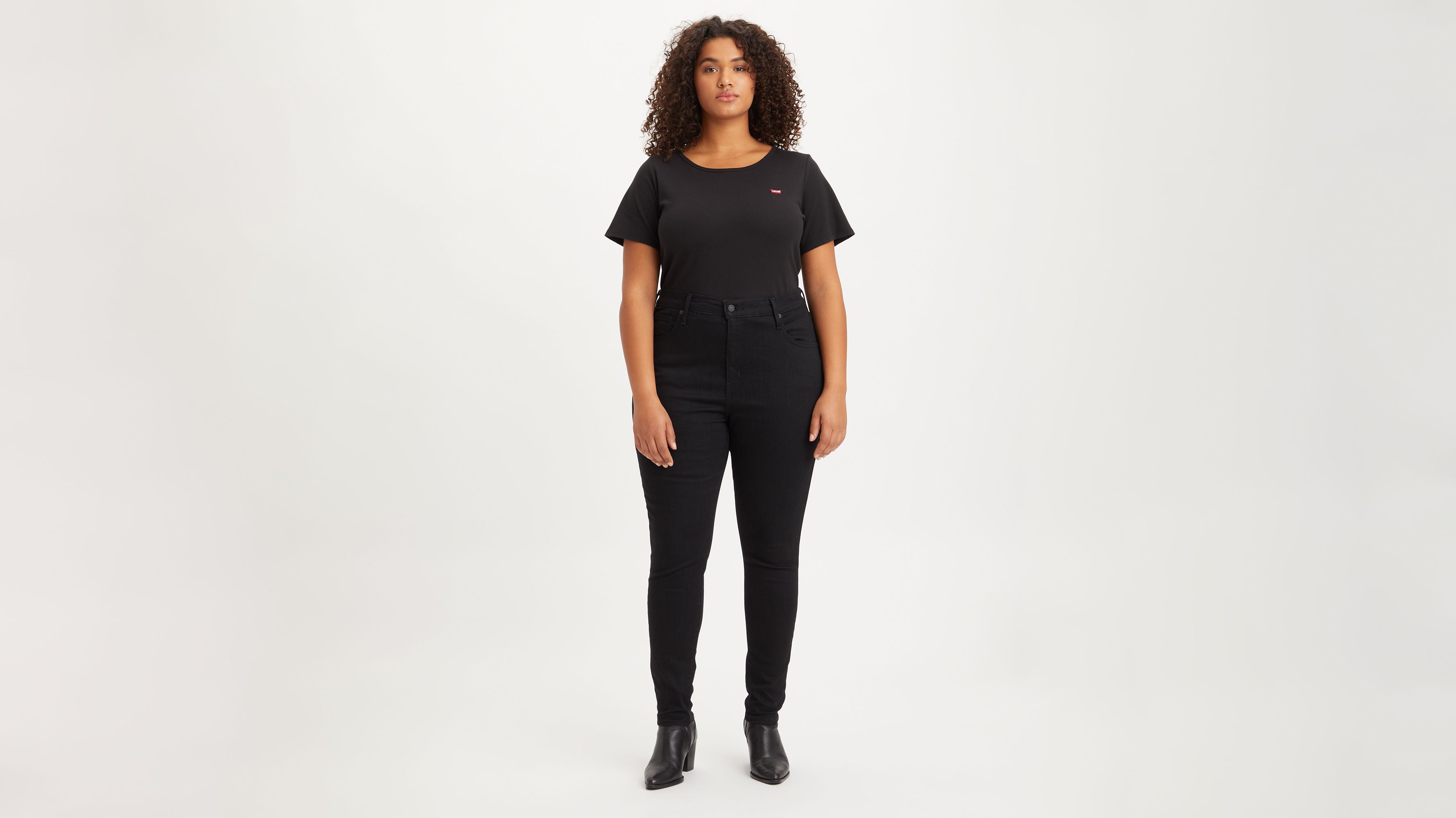 Mile High Super Skinny Jeans (plus) - Black