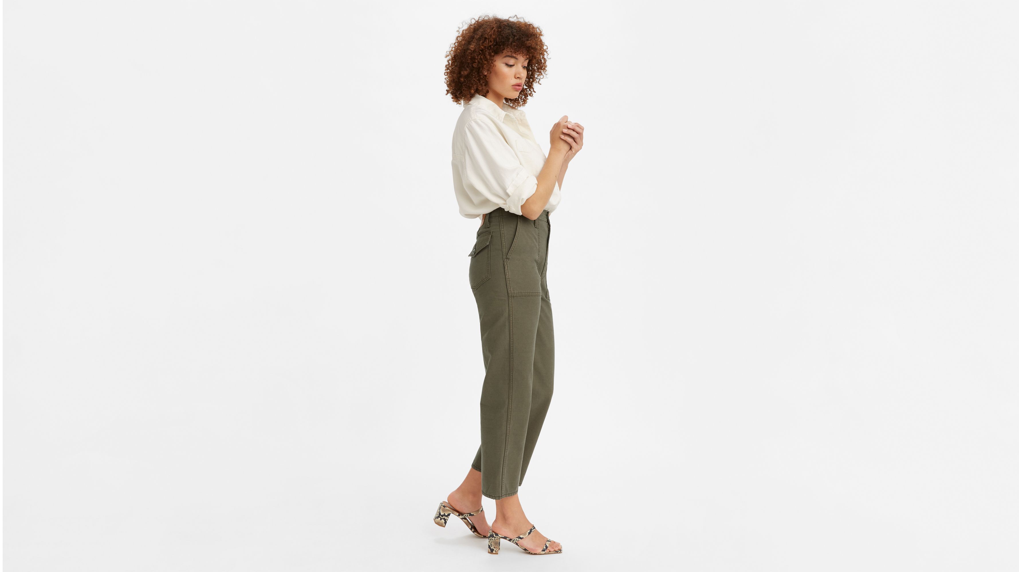 Ribcage Utility Wide-Leg Women's Pants 2