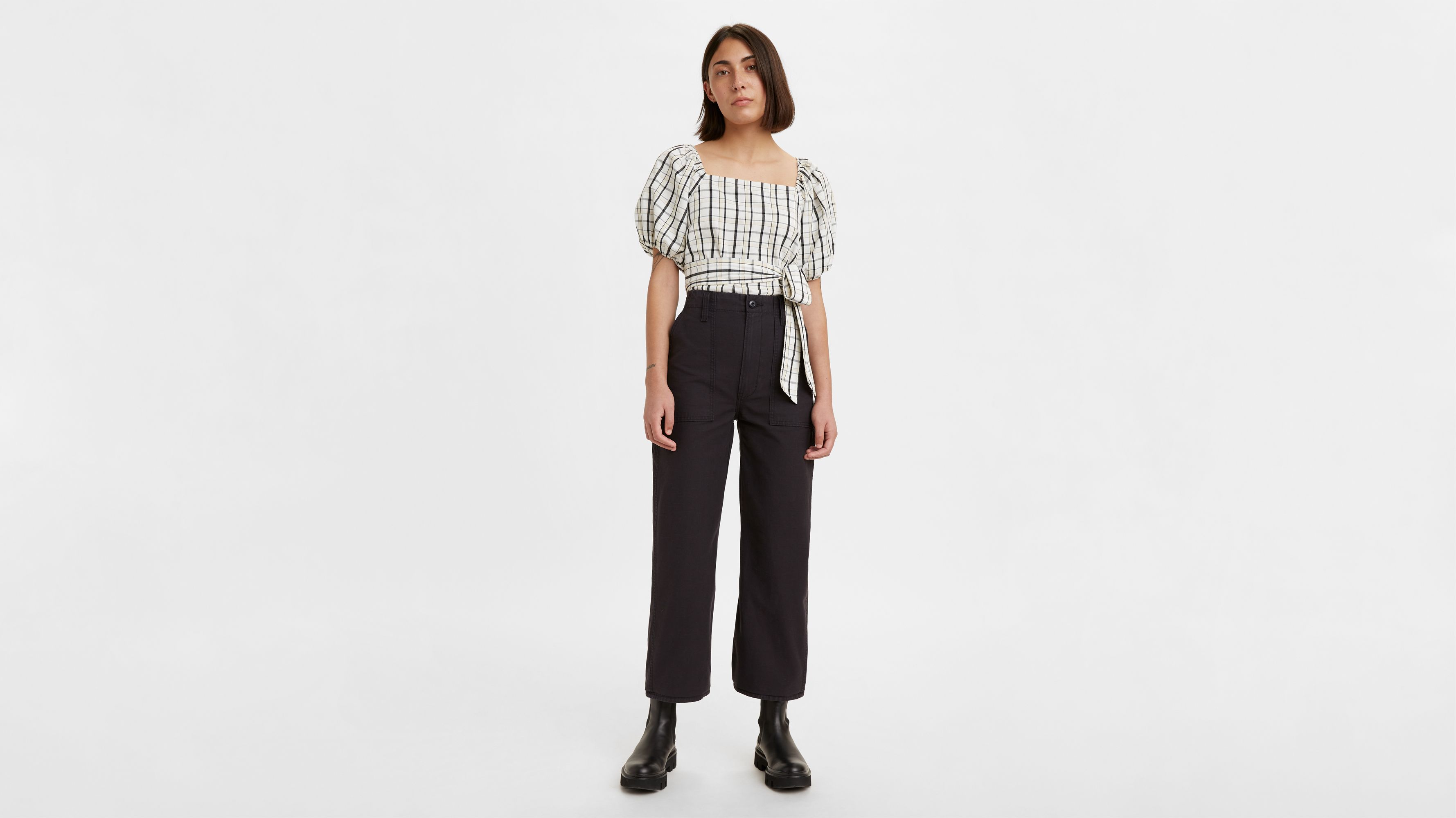 Ribcage Utility Wide-Leg Women's Pants 1