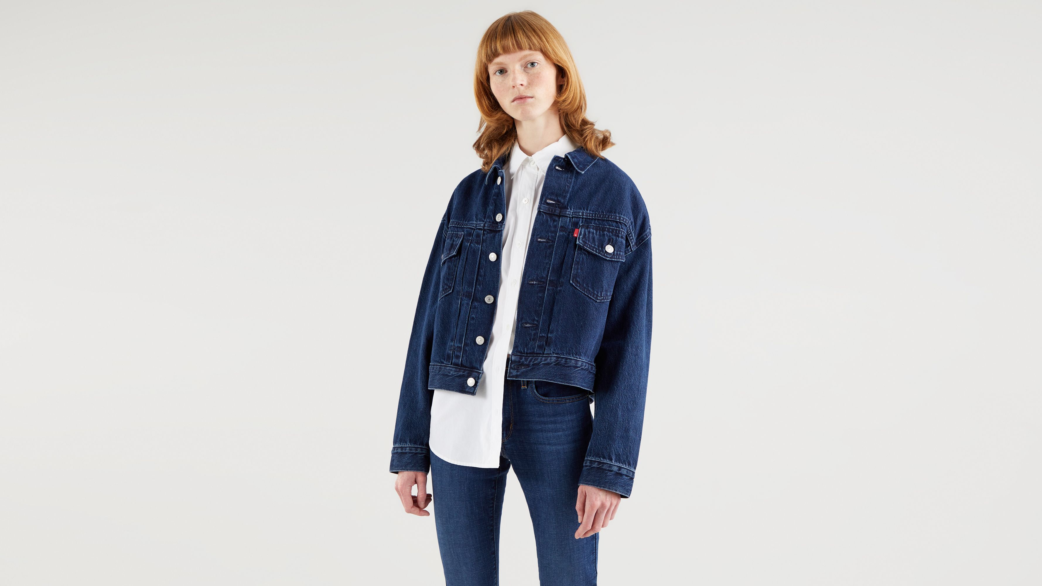 New Heritage Trucker Jacket - Blue | Levi's® SM