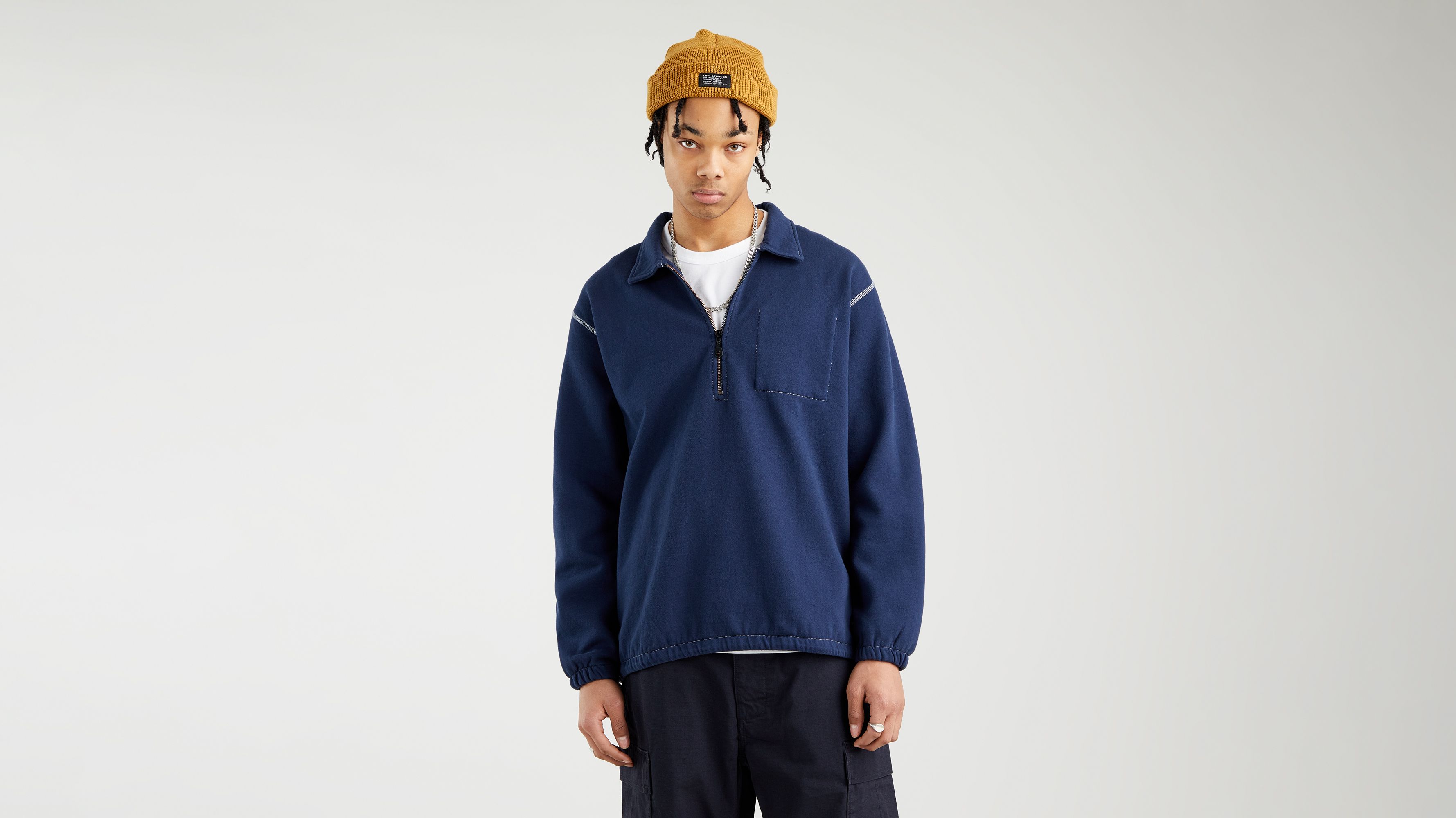 Levi's® Skateboarding Quarter Fleecejacke mit Reißverschluss 1