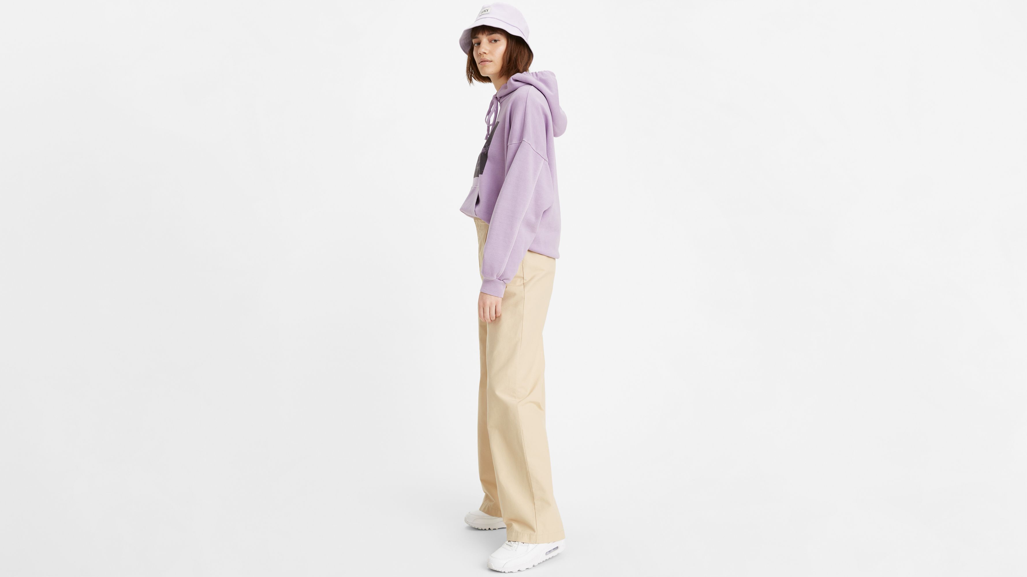 Pleated High Loose Pants 4