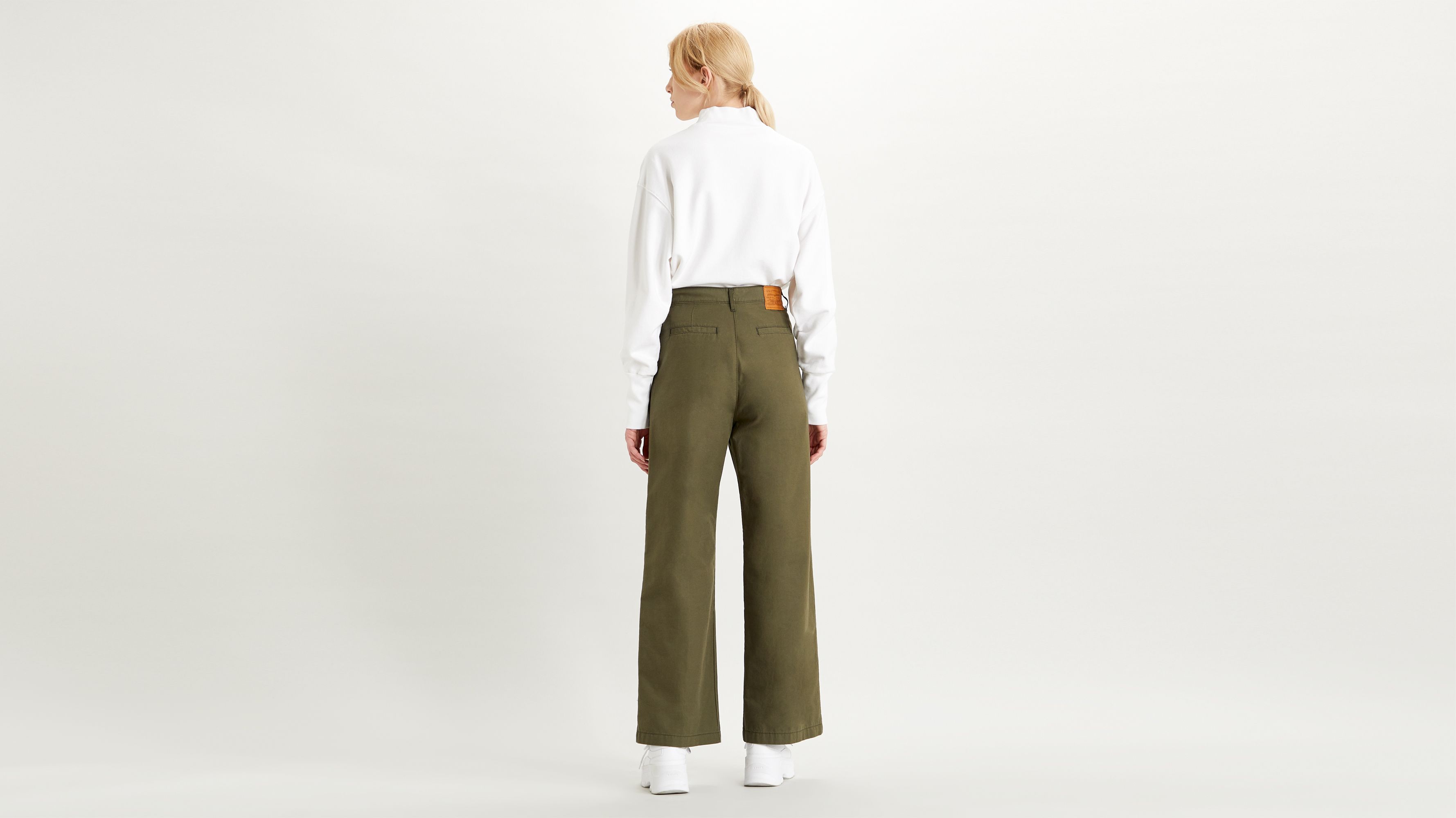 levis pleated trousers