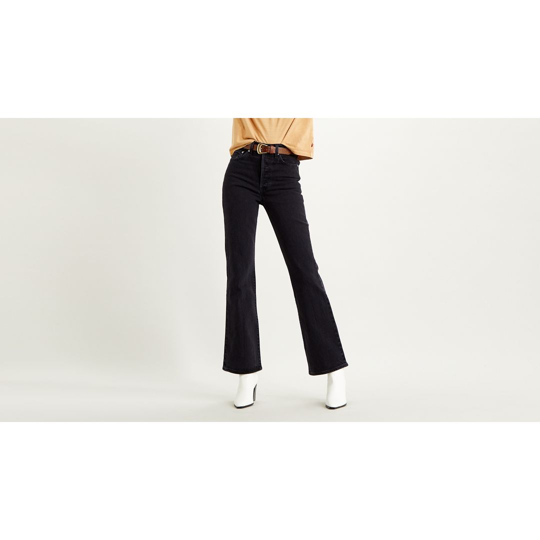 Levi's Wedgie Bootcut Jeans In Black