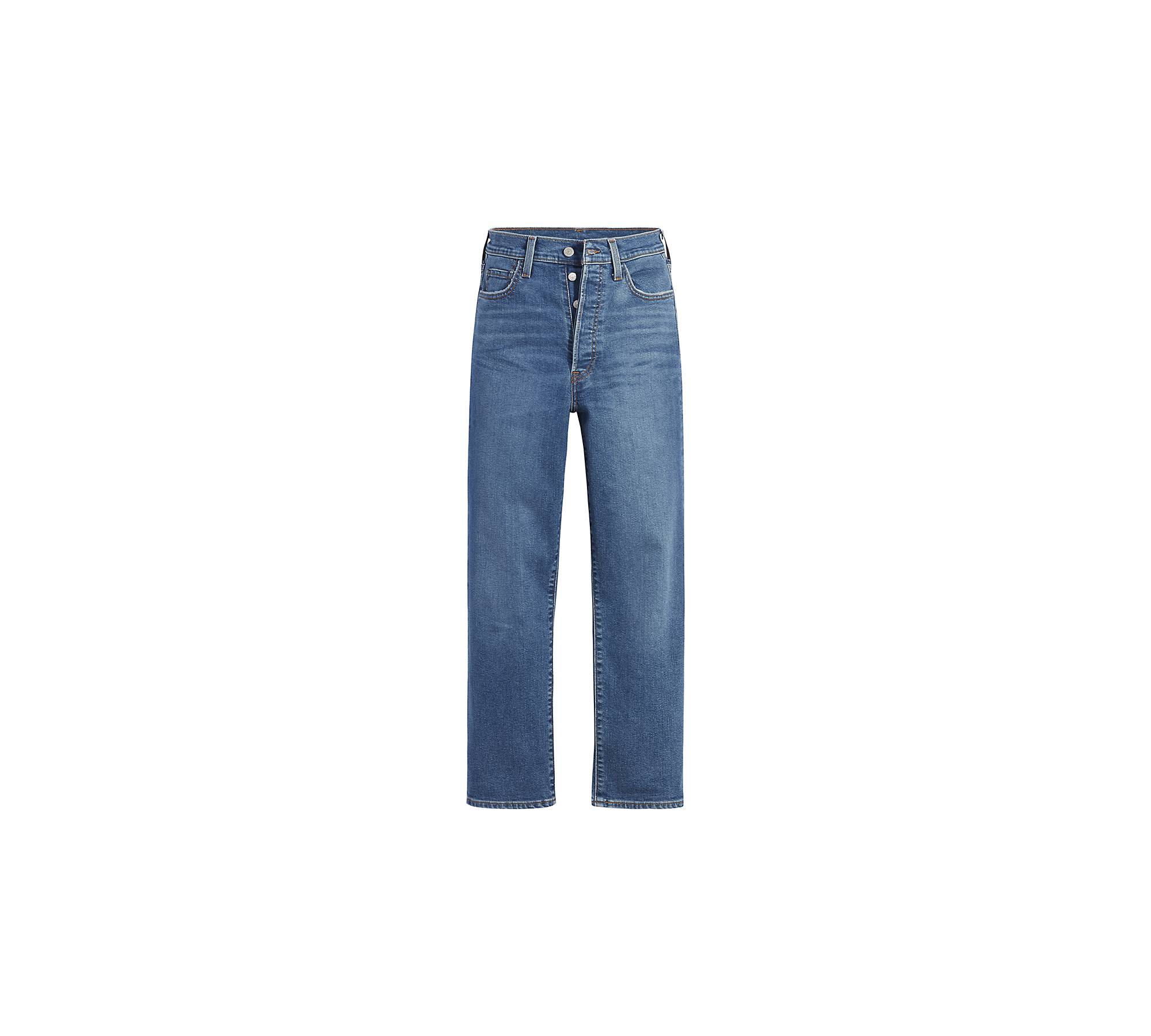Ribcage Bootcut Jeans - Blue