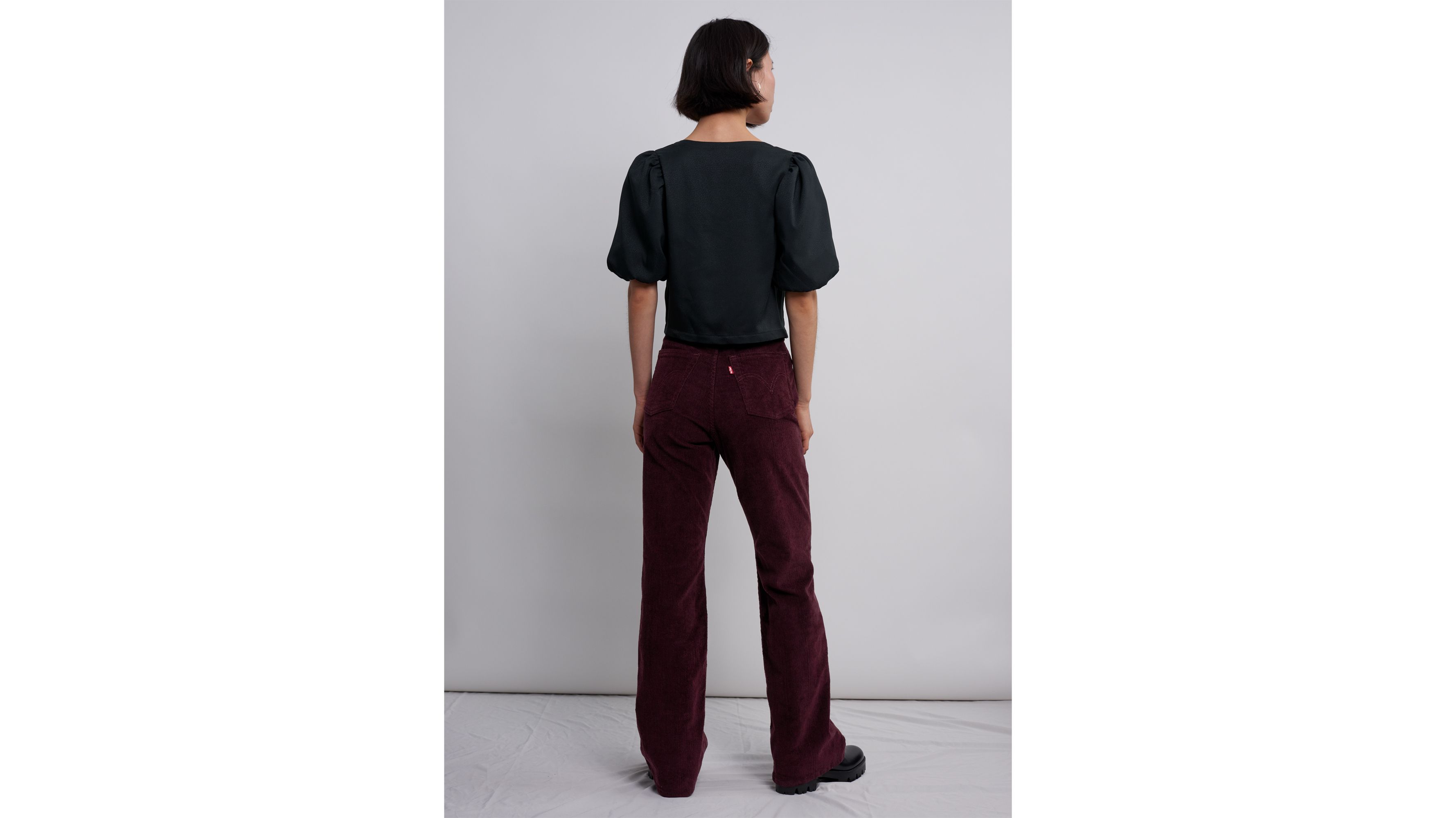 Ribcage Bootcut Corduroy Women's Pants - Red | Levi's® US