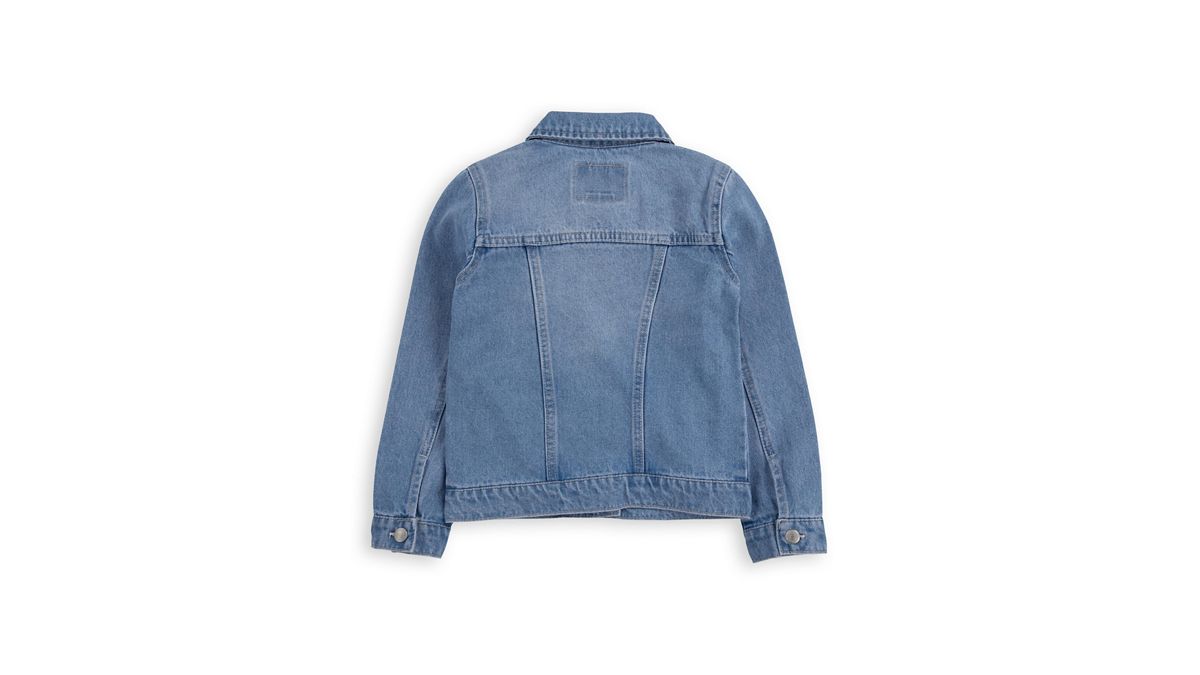 Trucker Jacket Toddler Girls 2T-4T — Alanis - Light Wash