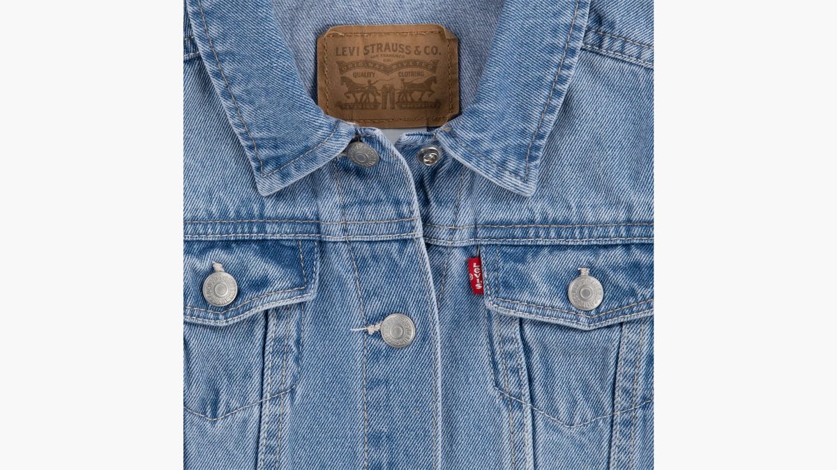 Trucker Jacket Toddler Girls 2T-4T — Alanis - Light Wash