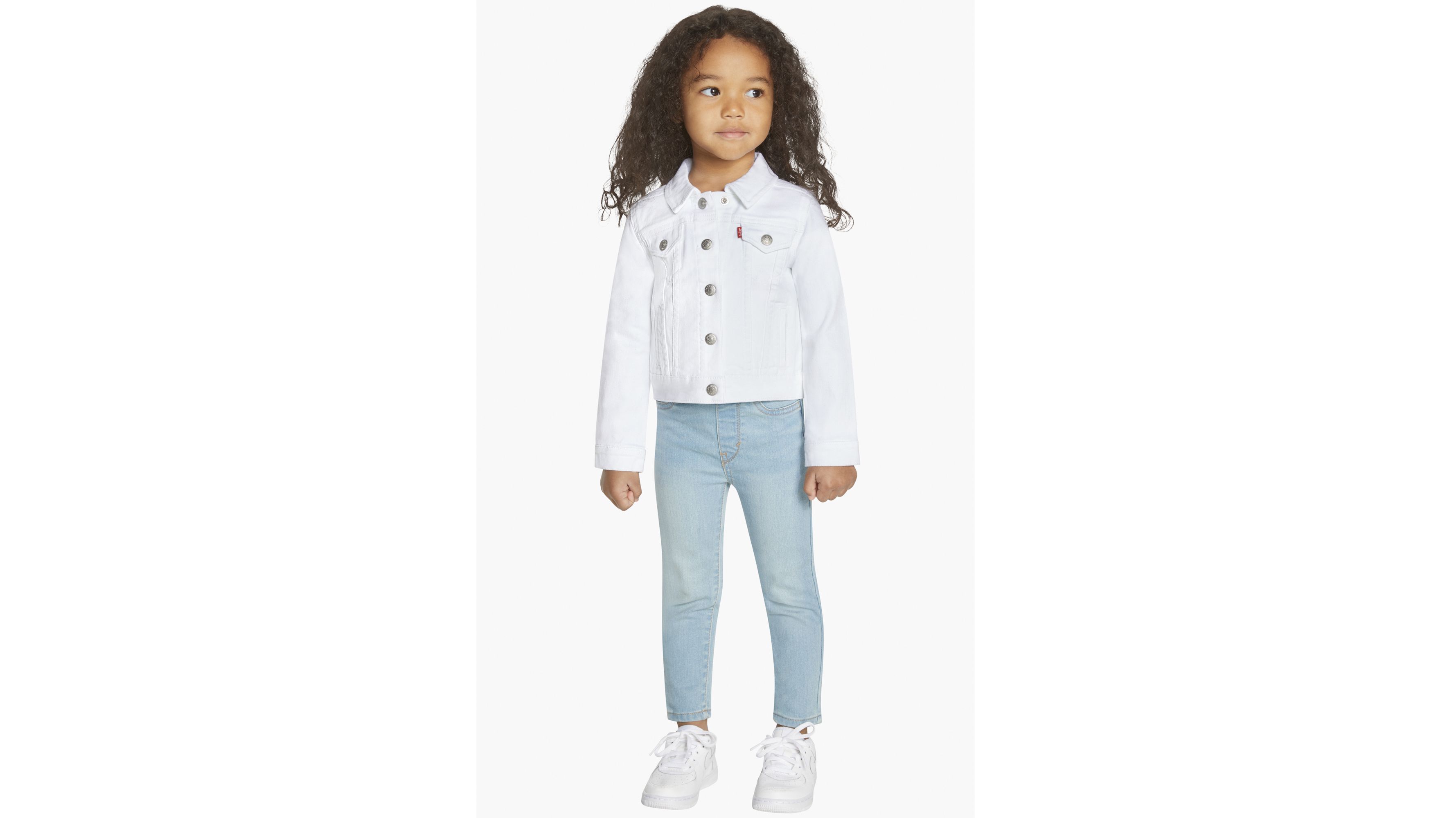 Denim Bay Toddler Girl Check Denim Jacket and Skirt Set, 2-Piece, Sizes  2T-5T 