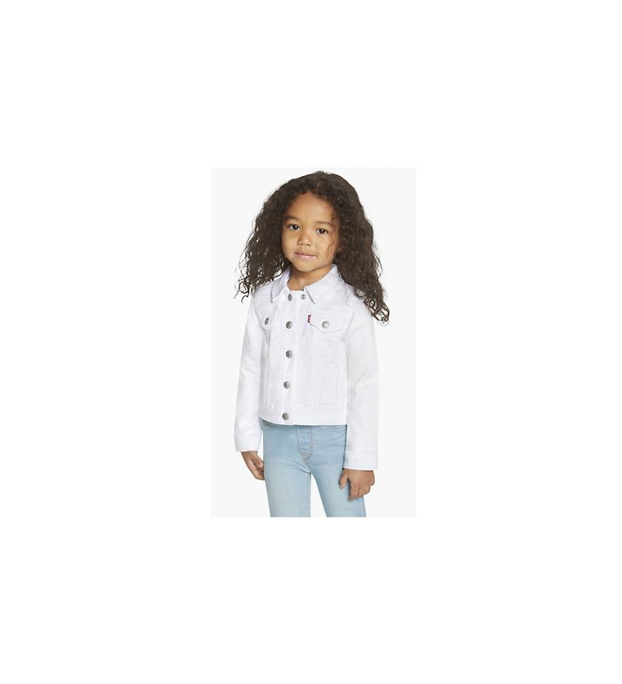Toddler Girls 2t-4t Trucker Jacket - White | Levi's® US
