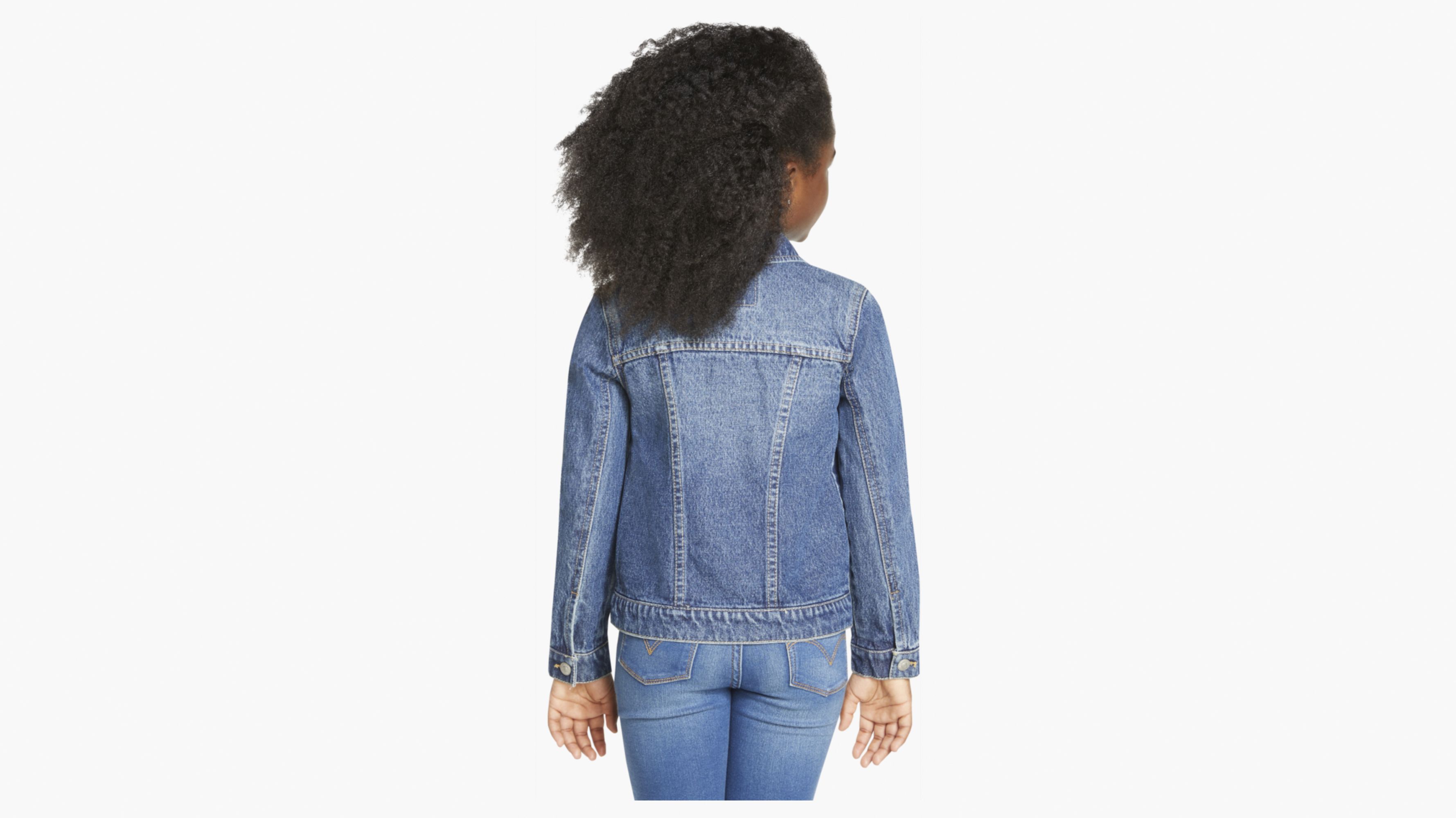 Levi's Trucker Jacket Little Girls 4-6x 6x In Bristol