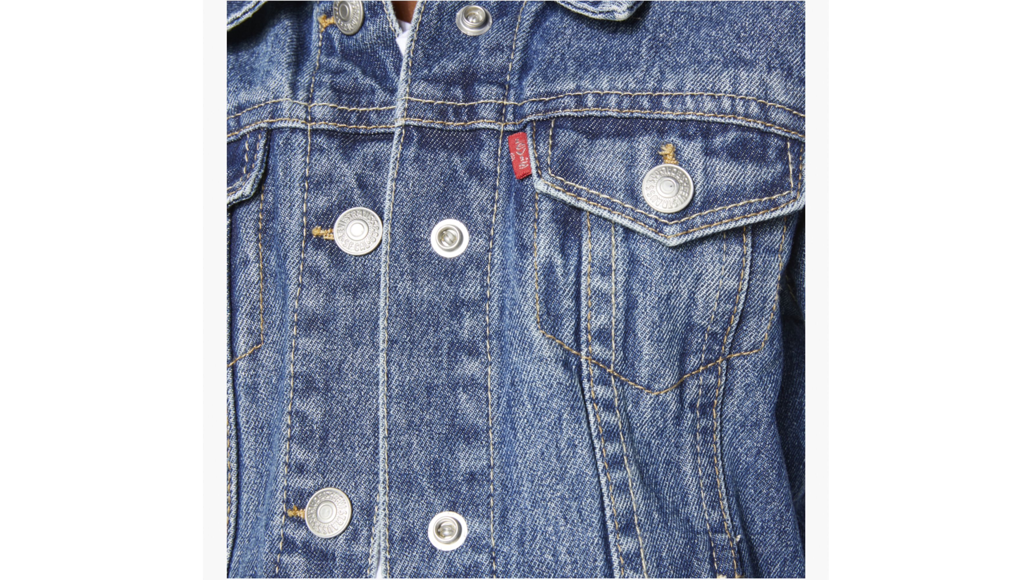 Levi's Trucker Jacket Little Girls 4-6x 6x In Bristol