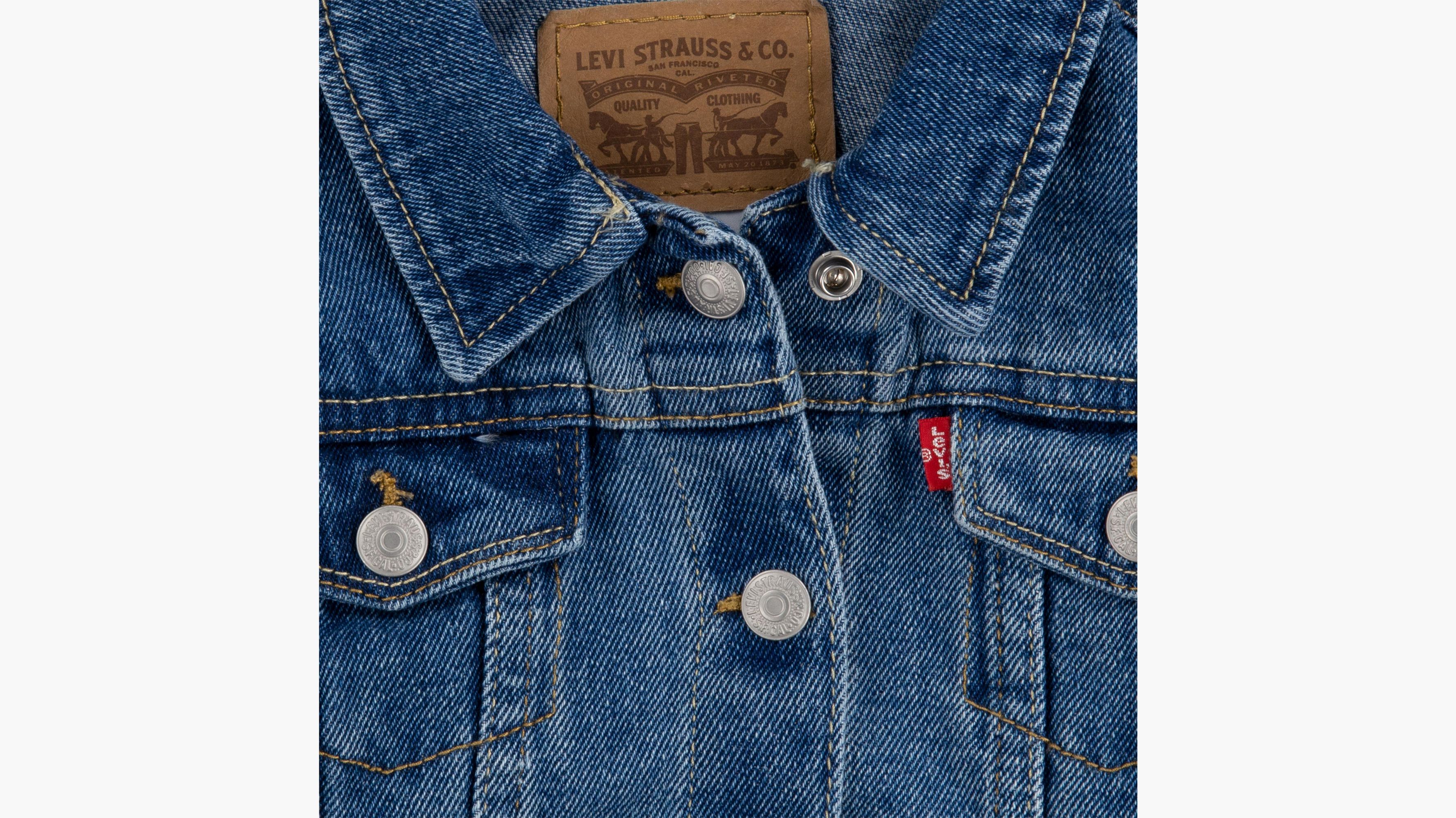 Levi's Trucker Jacket Little Girls 4-6x 6x In Bristol