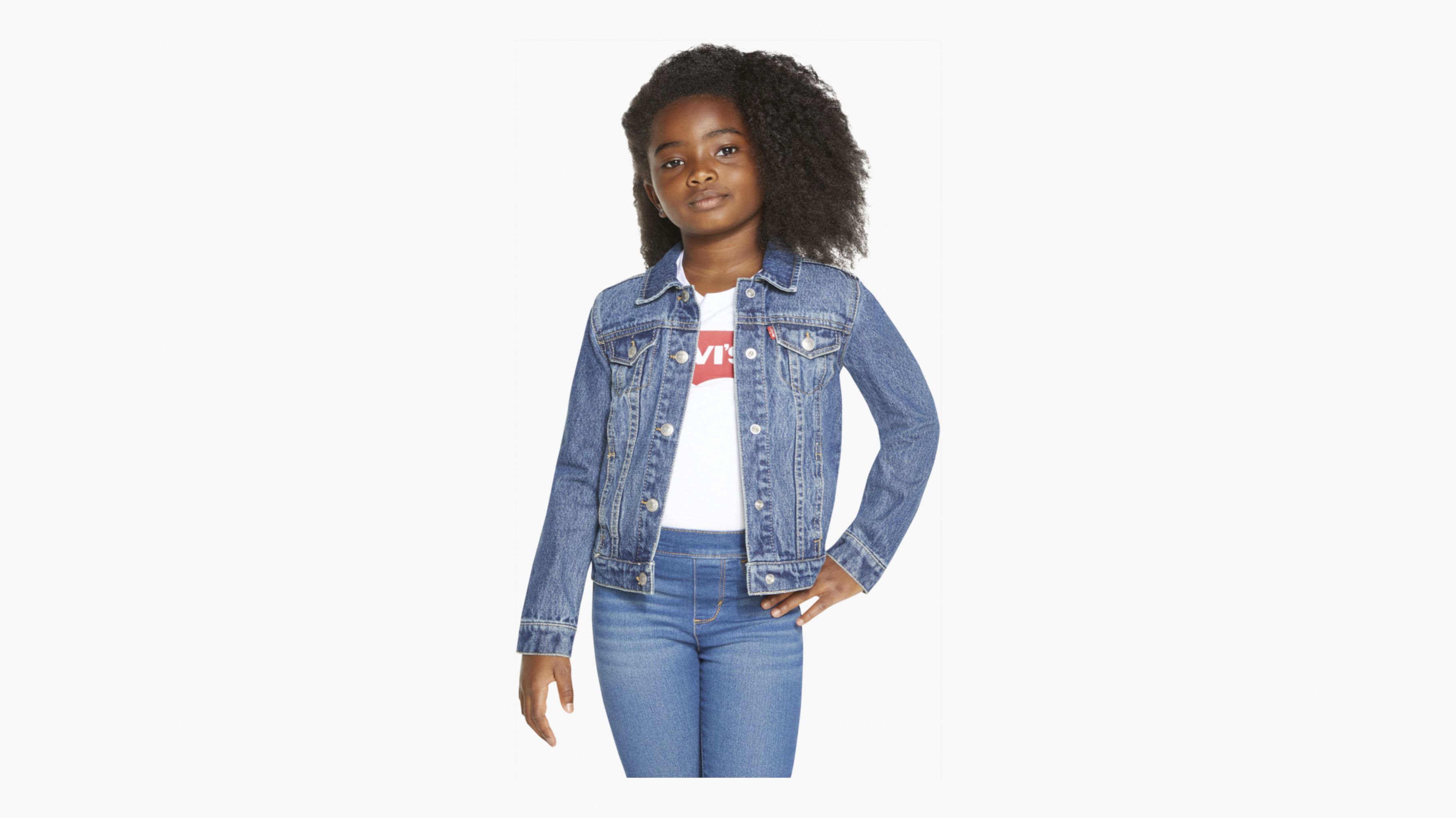 Trucker Jacket Little Girls 4-6x - Medium Wash | Levi's® US