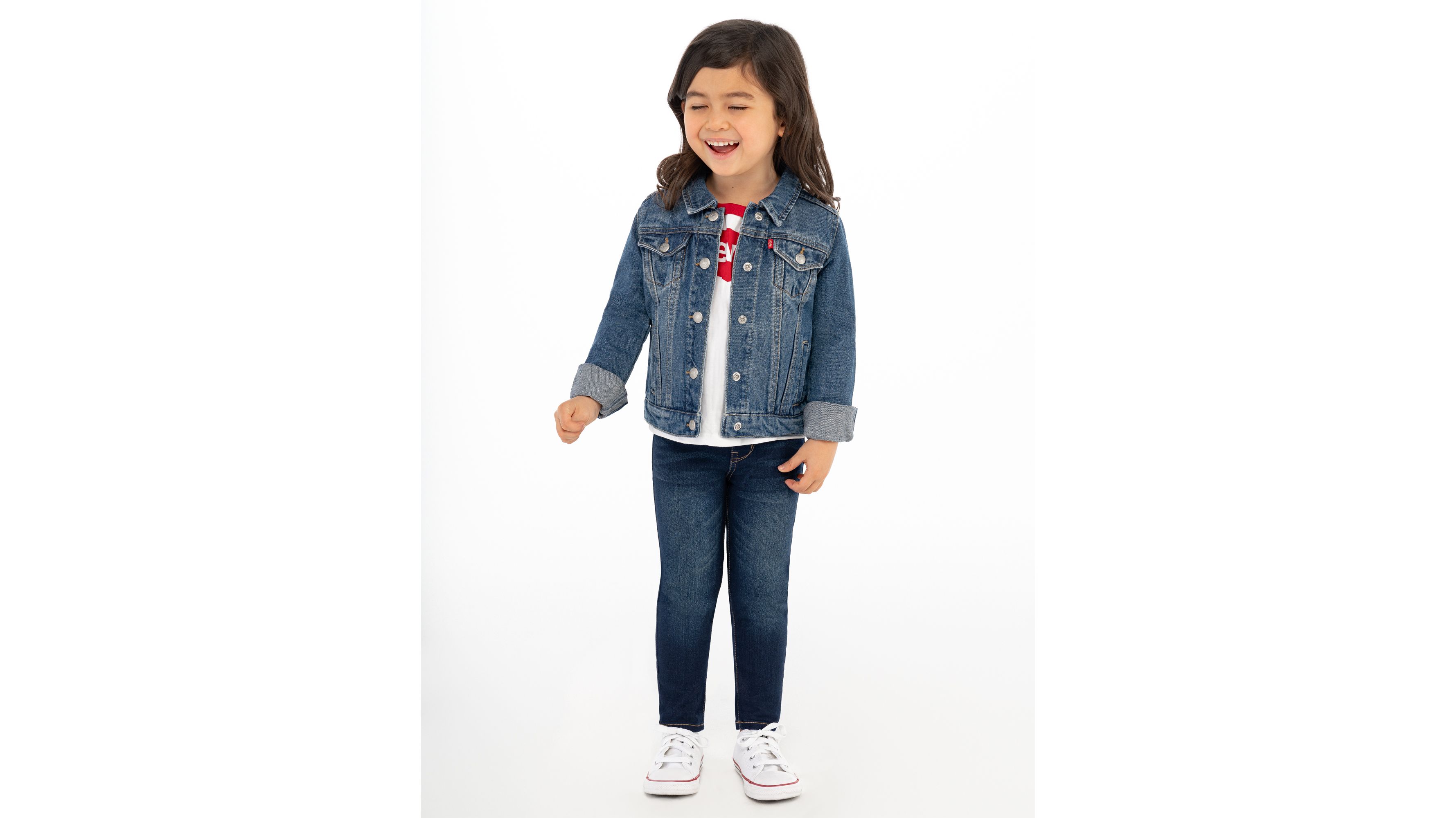 Trucker Jacket Toddler Girls 2t 4t Medium Wash Levi s US