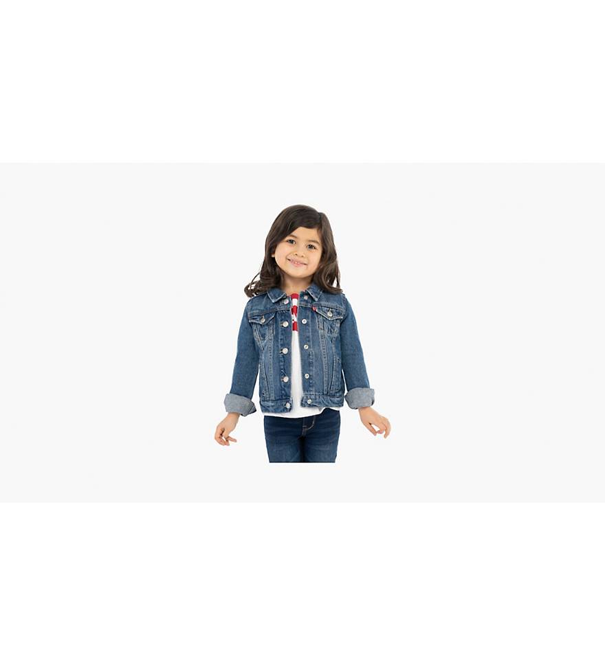 Trucker Jacket Toddler Girls 2t-4t - Medium Wash | Levi's® US